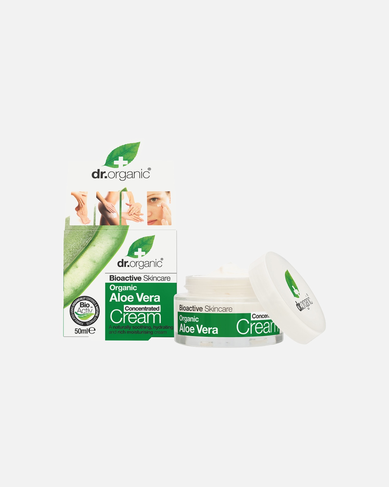 Krem do twarzy dla Unisex Dr. Organic Aloe Vera Cream 50 ml
