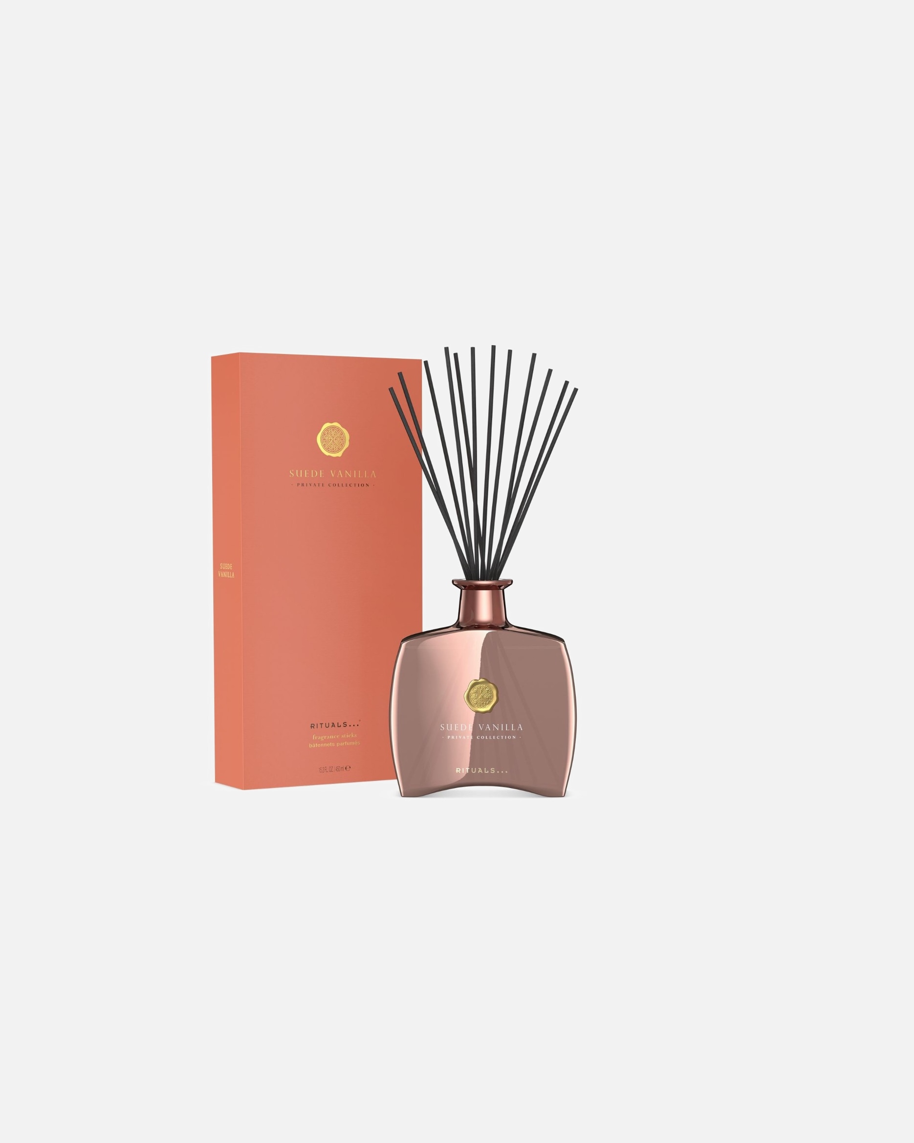 Zapach do pomieszczeń dla Unisex Rituals Private Collection Suede Vanilla Fragrance Sticks 450 ml