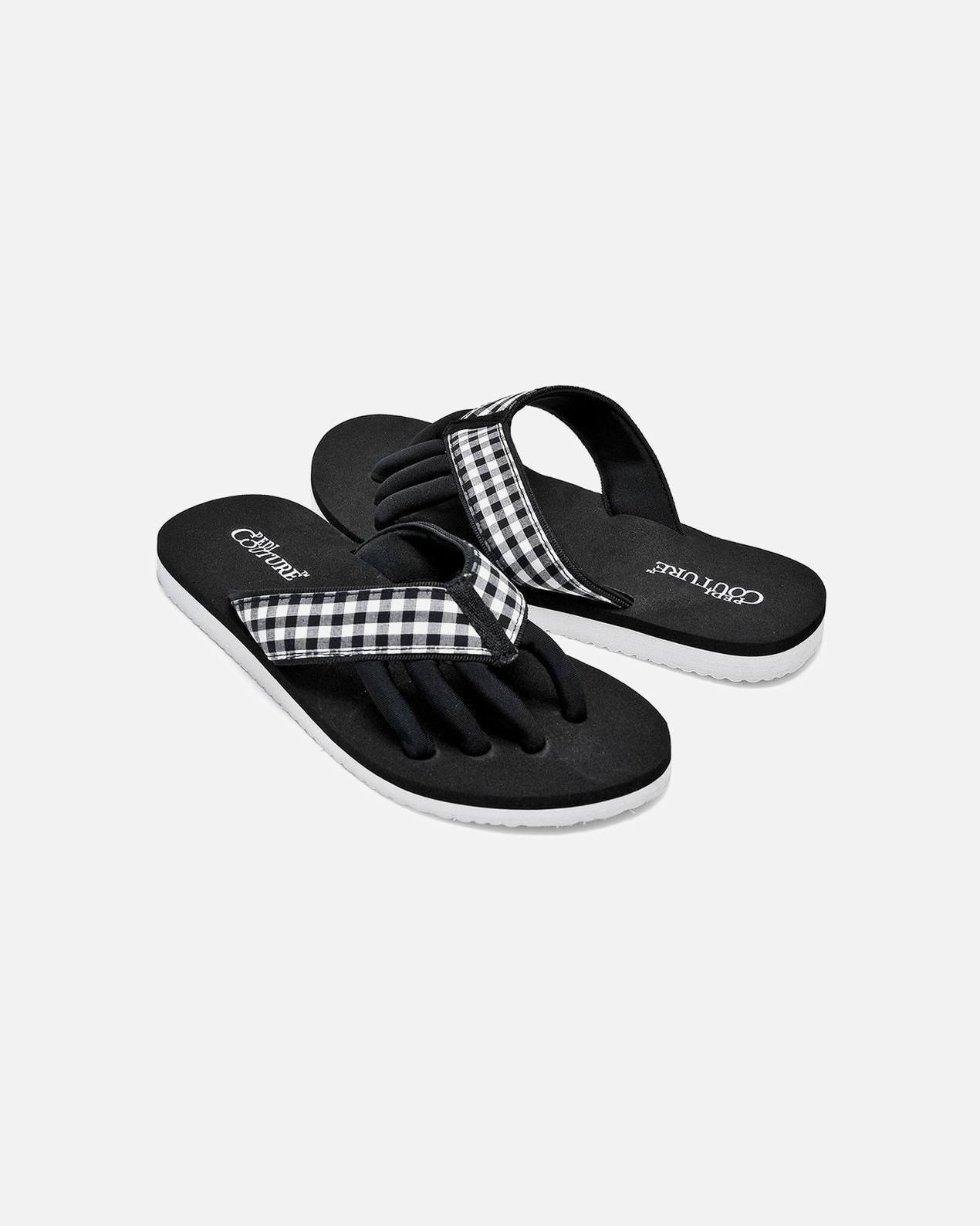 Buty dla Unisex Pedi Couture Sandały do pedicure Gingham Print Rozmiar S - 35/36 - 1 para 1 szt.
