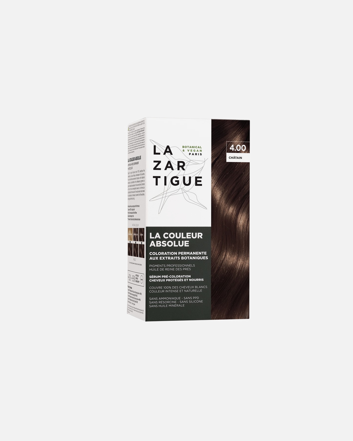 Farba do włosów dla Unisex Lazartigue CHOCOLATE CHESTNUT 4.00 - CHOCOLATE CHESTNUT