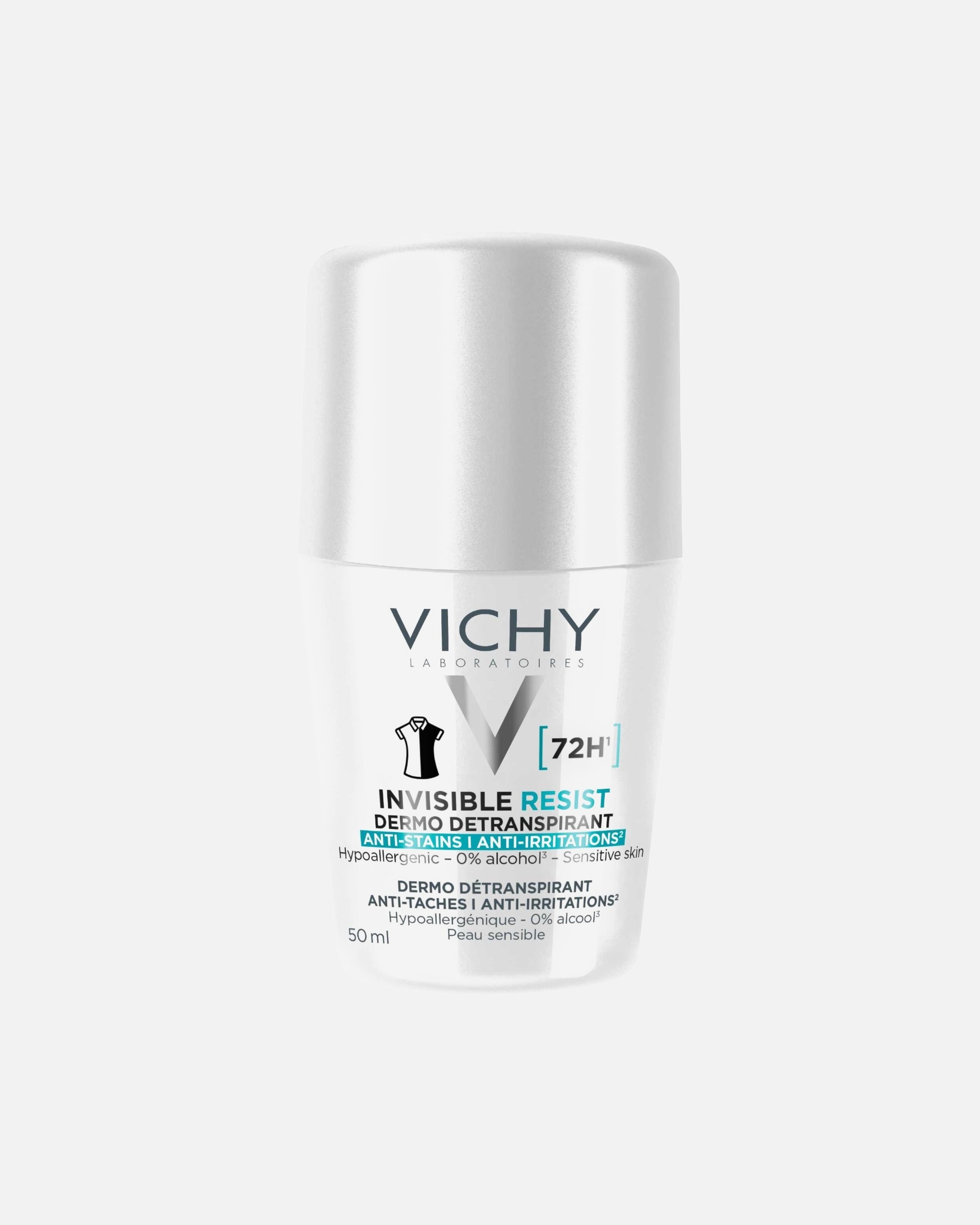 Dezodorant dla Unisex Vichy Dezodorant w kulce 72h przeciw plamom 50 ml