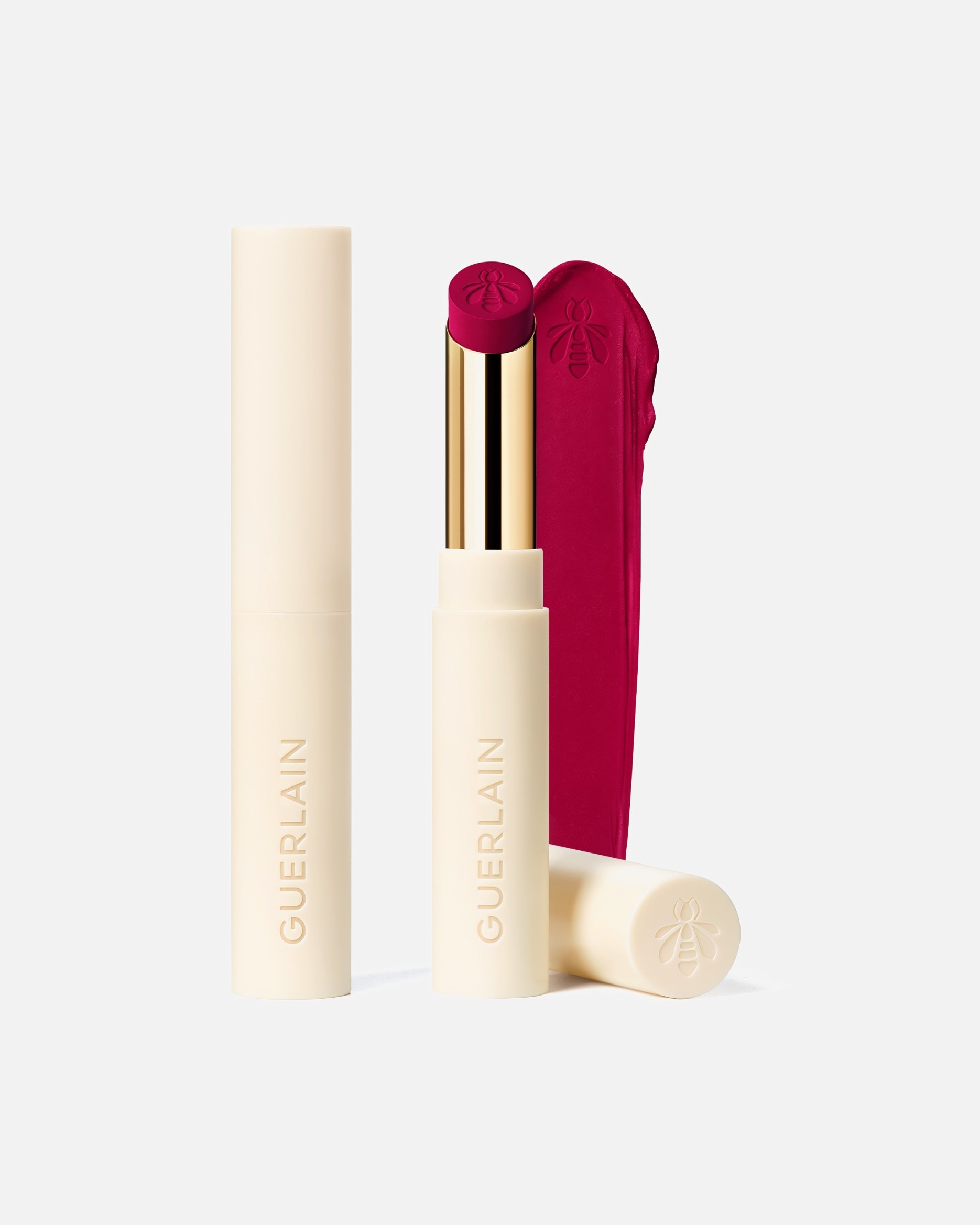 Pomadka do ust w sztyfcie dla Unisex Guerlain KissKiss Honey-Infused Intense Lipstick – Refill 395 BOLD FUCHSIA - Refill