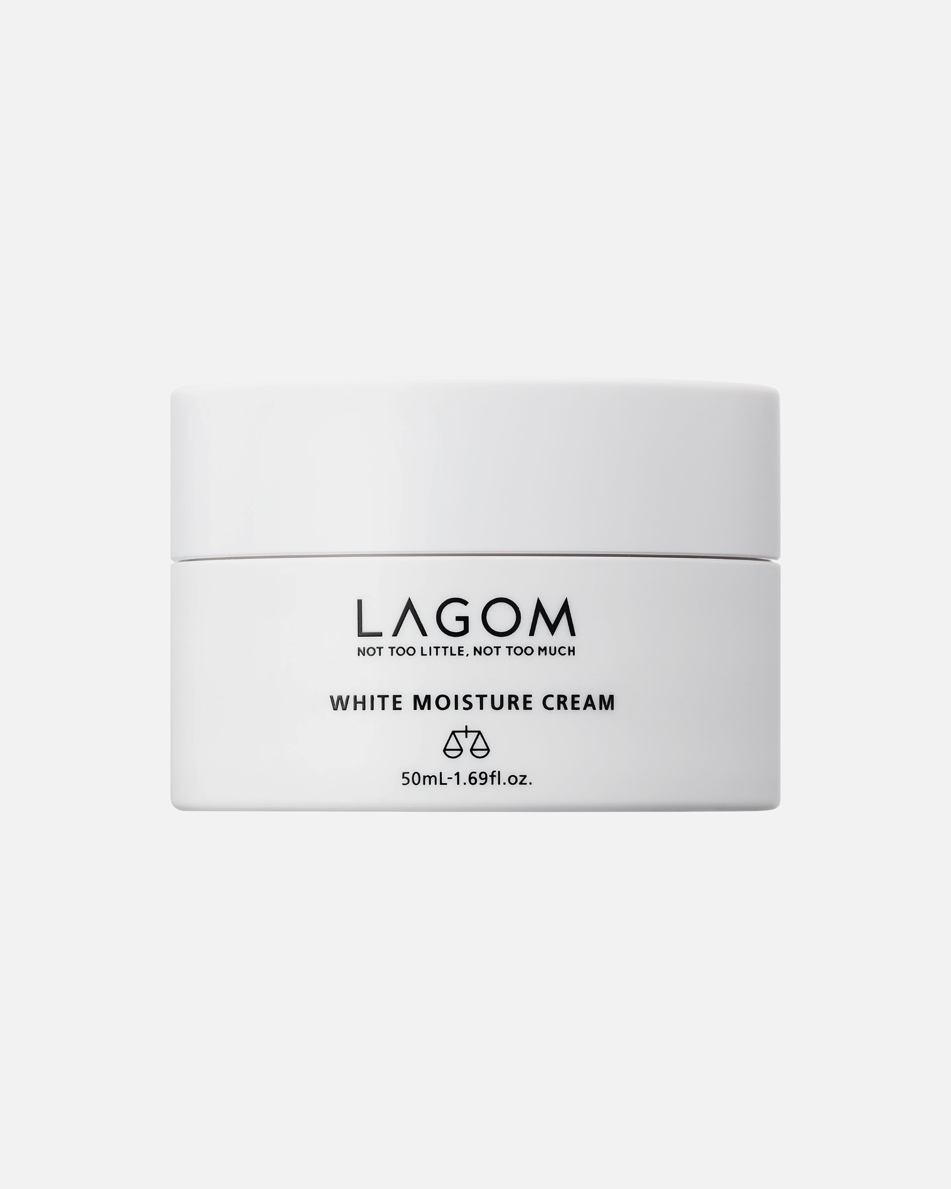 Krem do twarzy dla Unisex LAGOM Default Brand Line WHITE MOISTURE CREAM 50 ml
