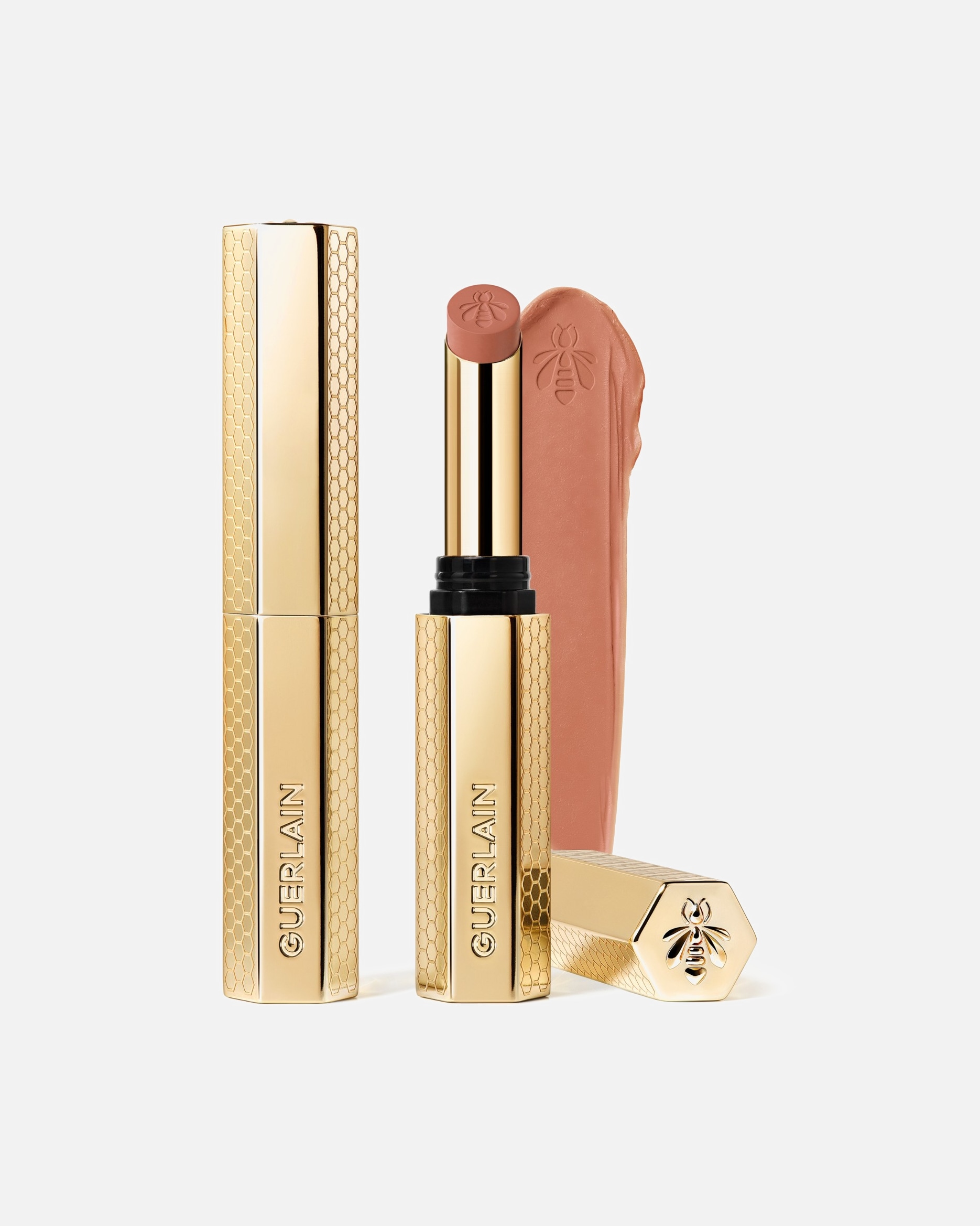 Pomadka do ust w sztyfcie dla Unisex Guerlain KissKiss Intensywna pomadka z dodatkiem miodu 134 RADIANT JASMINE