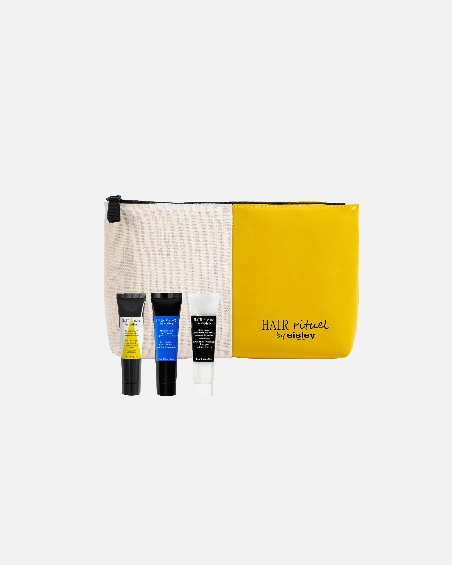 Kosmetyczka z miniaturami przy zakupie 2 kosmetyków z linii Hair Rituel by Sisley.