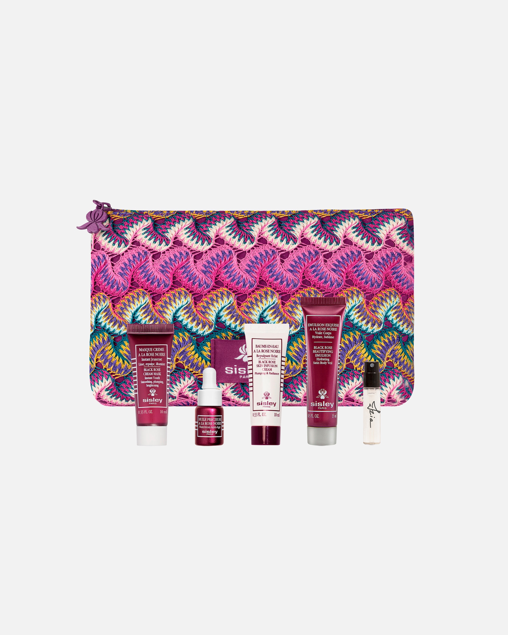 Kosmetyczka z miniaturami przy zakupie 2 produktów marki Sisley Paris, w tym jednego do pielęgnacji.