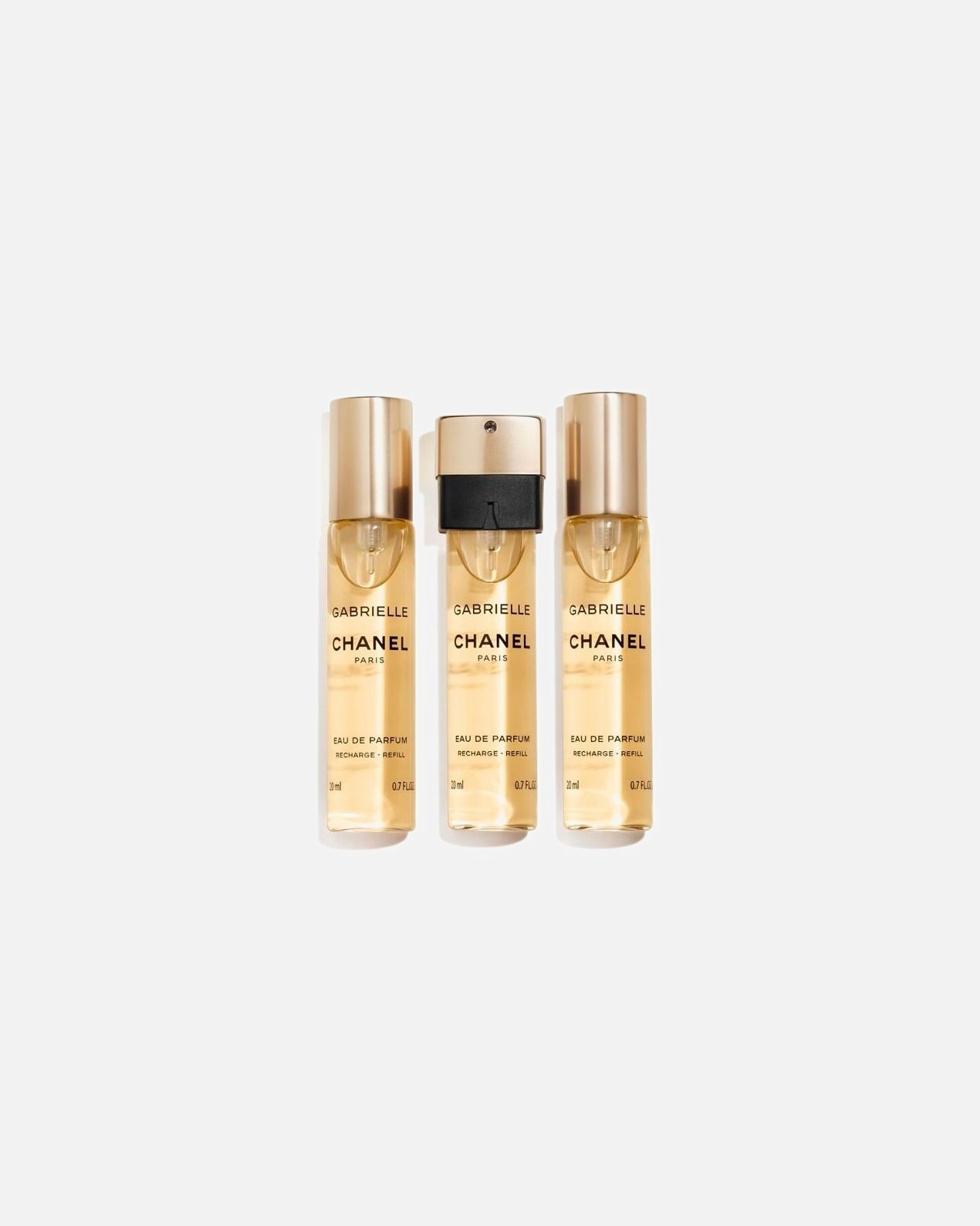 Woda perfumowana dla Unisex GABRIELLE CHANEL TWIST AND SPRAY wkład 3x20ml