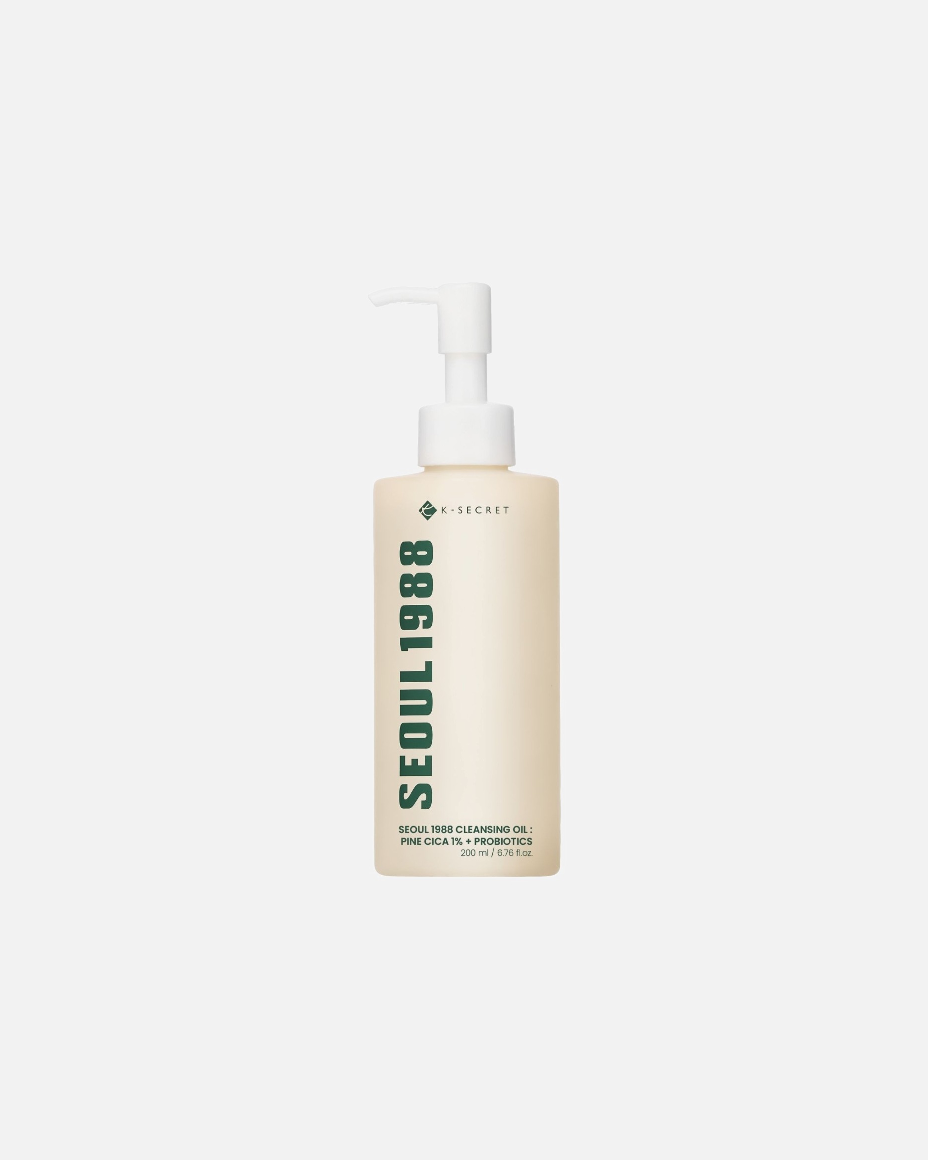 Olejek do mycia twarzy dla Unisex K-SECRET SEOUL 1988 Pine Cica 1% + Probiotics 200 ml