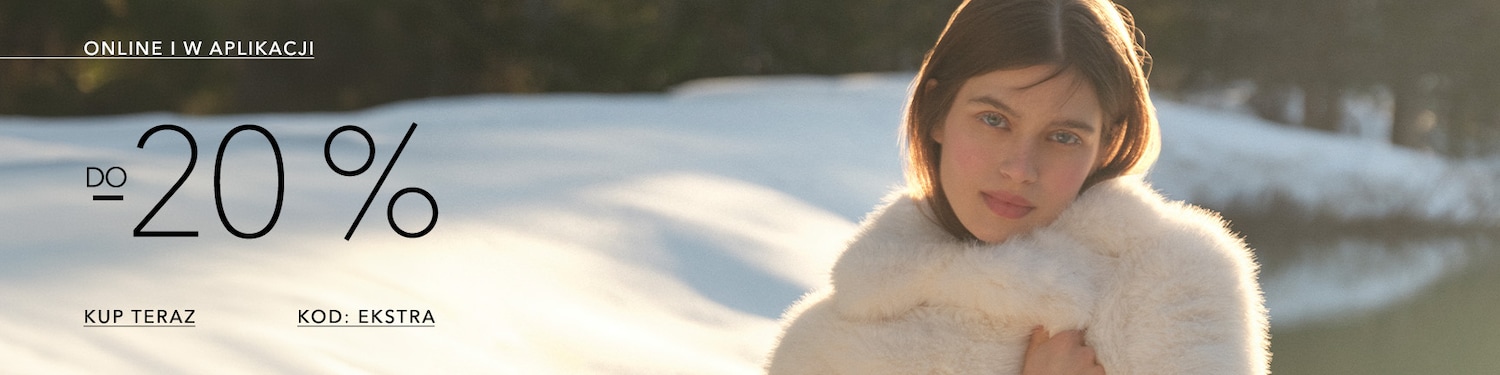 Odkryj promocję online i w aplikacji! Skorzystaj z rabatu do 20% z kodem EKSTRA i kupuj teraz!