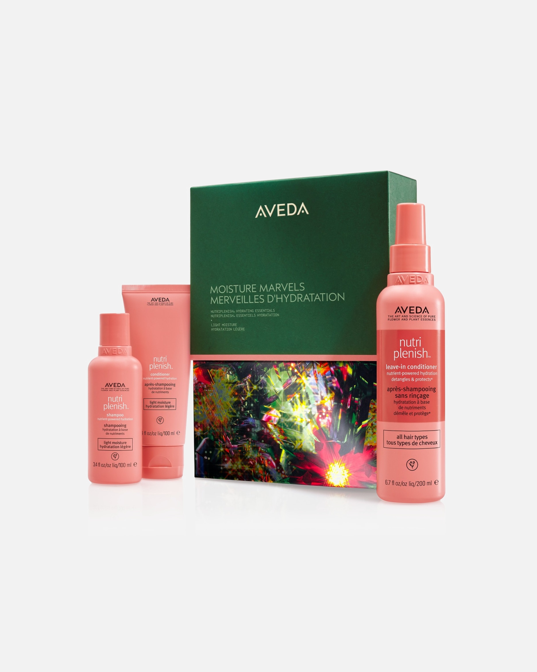 Zestaw do pielęgnacji włosów dla Unisex Aveda nutriplenish™ Moisture Marvels Nutriplenish™ Hydrating Essentials Light Gift Set 1 szt.