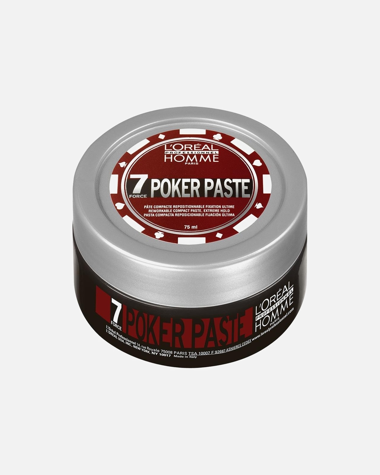 Emulsja do stylizacji włosów dla Unisex L´Oréal Professionnel Paris Homme Poker Paste 75 ml