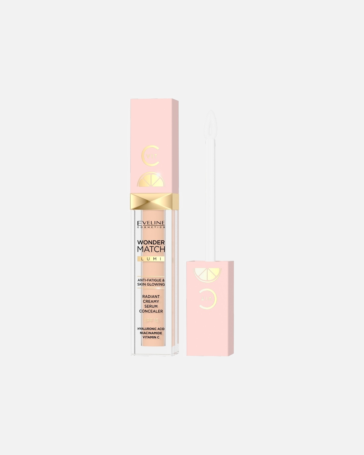Korektor dla Unisex Eveline Cosmetics Wonder Match Lumi Luksusowy korektor rozświetlający do twarzy z SPF 25 NO 15