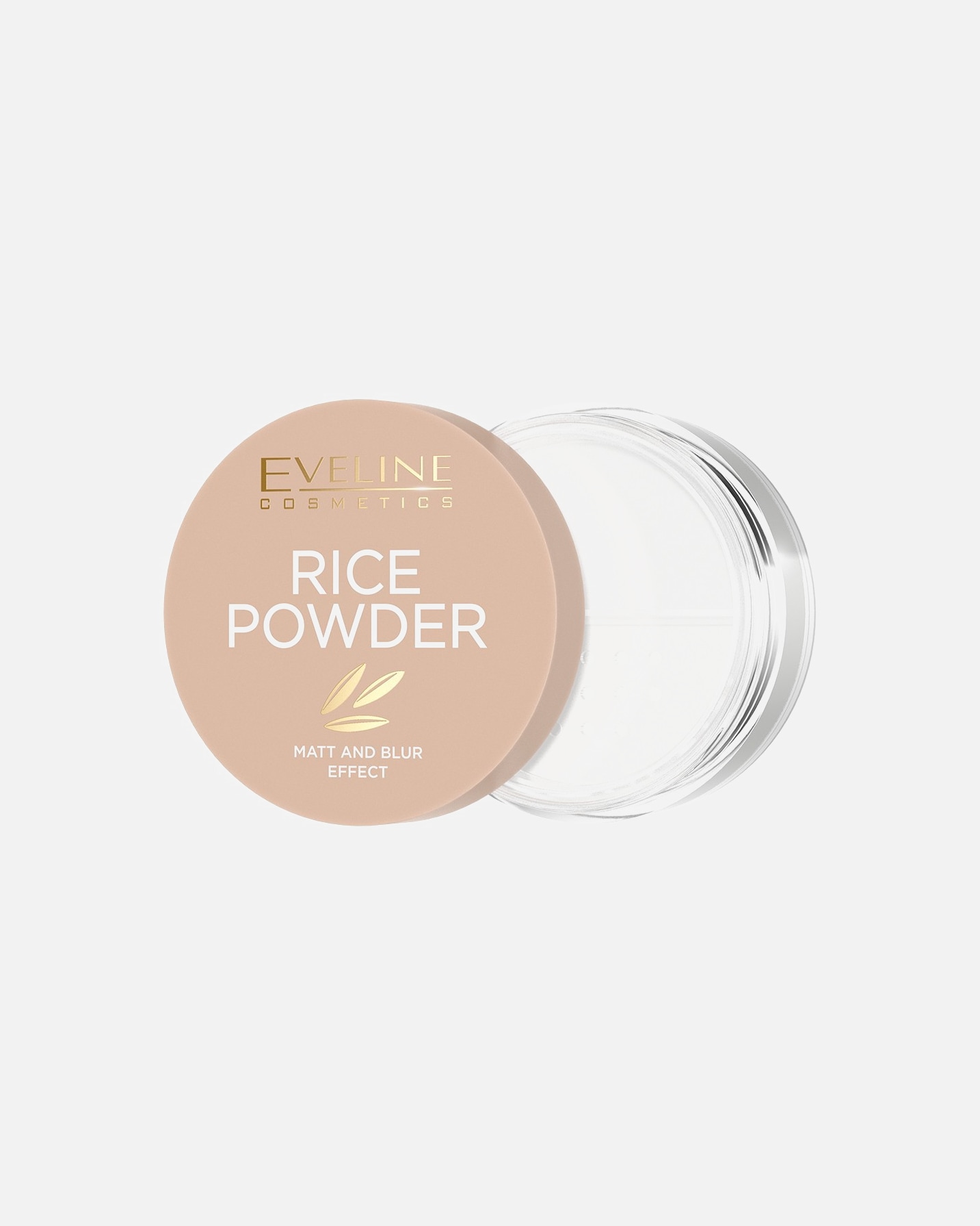Puder fixujący dla Unisex Eveline Cosmetics Rice powder Transparentny puder ryżowy TRANSPARENT