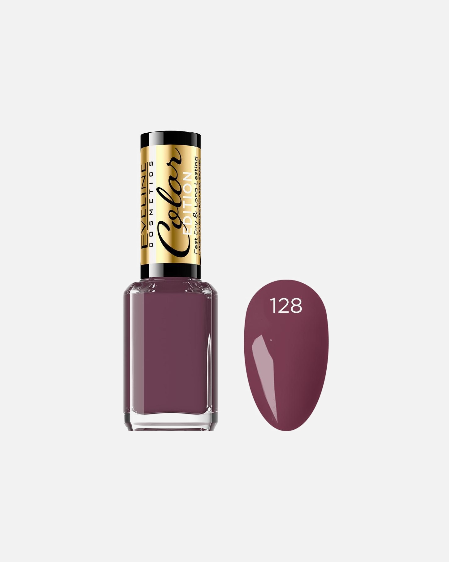 Lakier do paznokci dla Unisex Eveline Cosmetics Colour Instant Lakier do paznokci 128