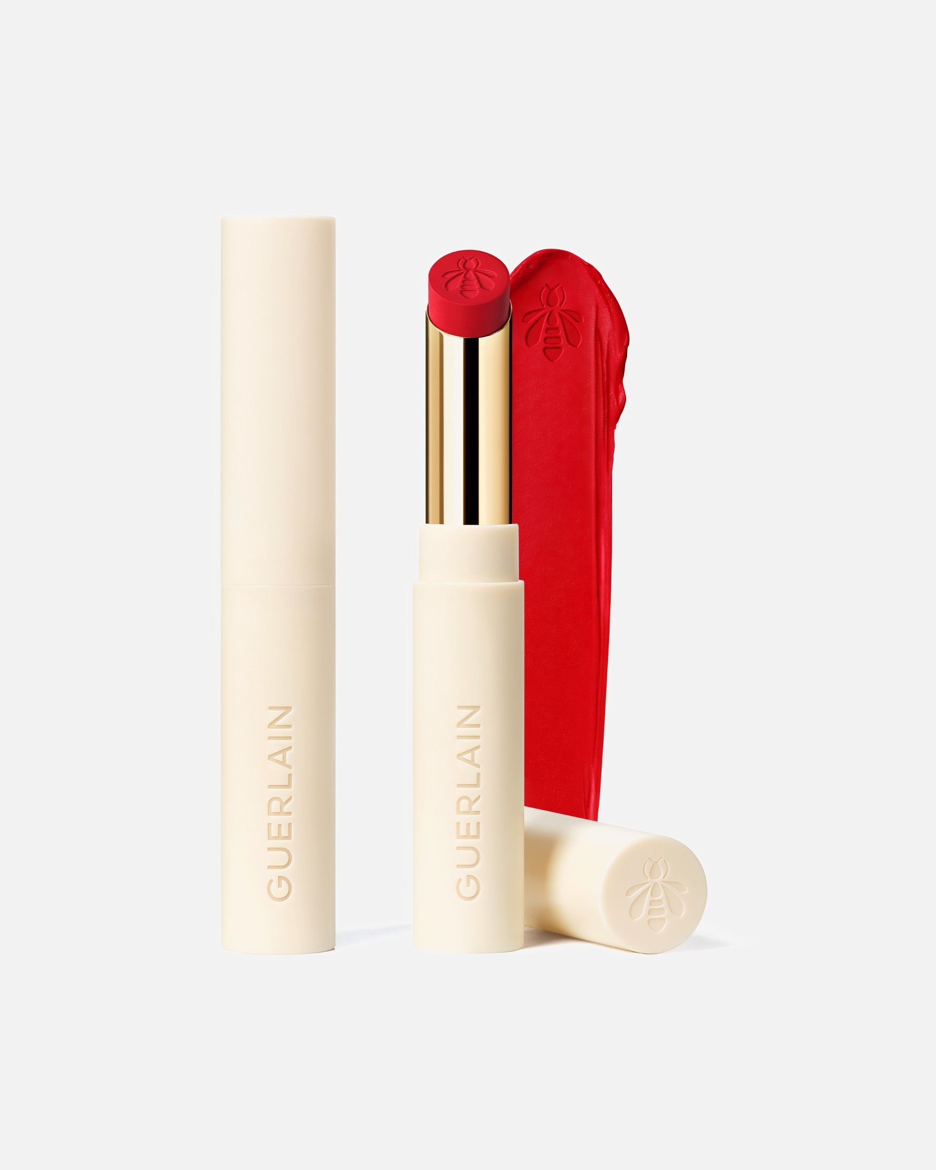 Pomadka do ust w sztyfcie dla Unisex Guerlain KissKiss Honey-Infused Intense Lipstick – Refill 510 PETAL RED - Refill