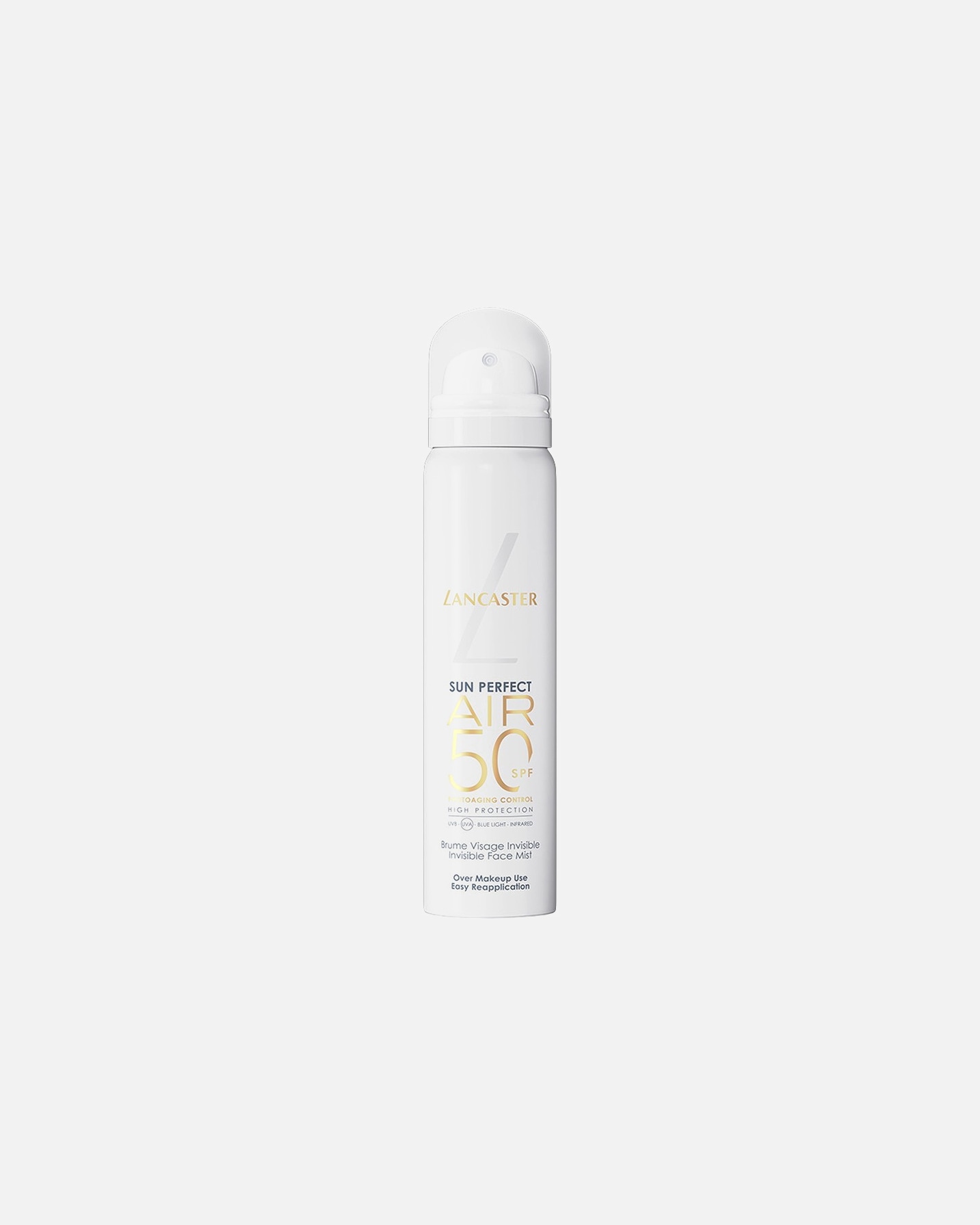 Krem przeciwsłoneczny do twarzy dla Unisex Lancaster Kremy do opalania AIR Invisible Face Mist SPF50 75 ml