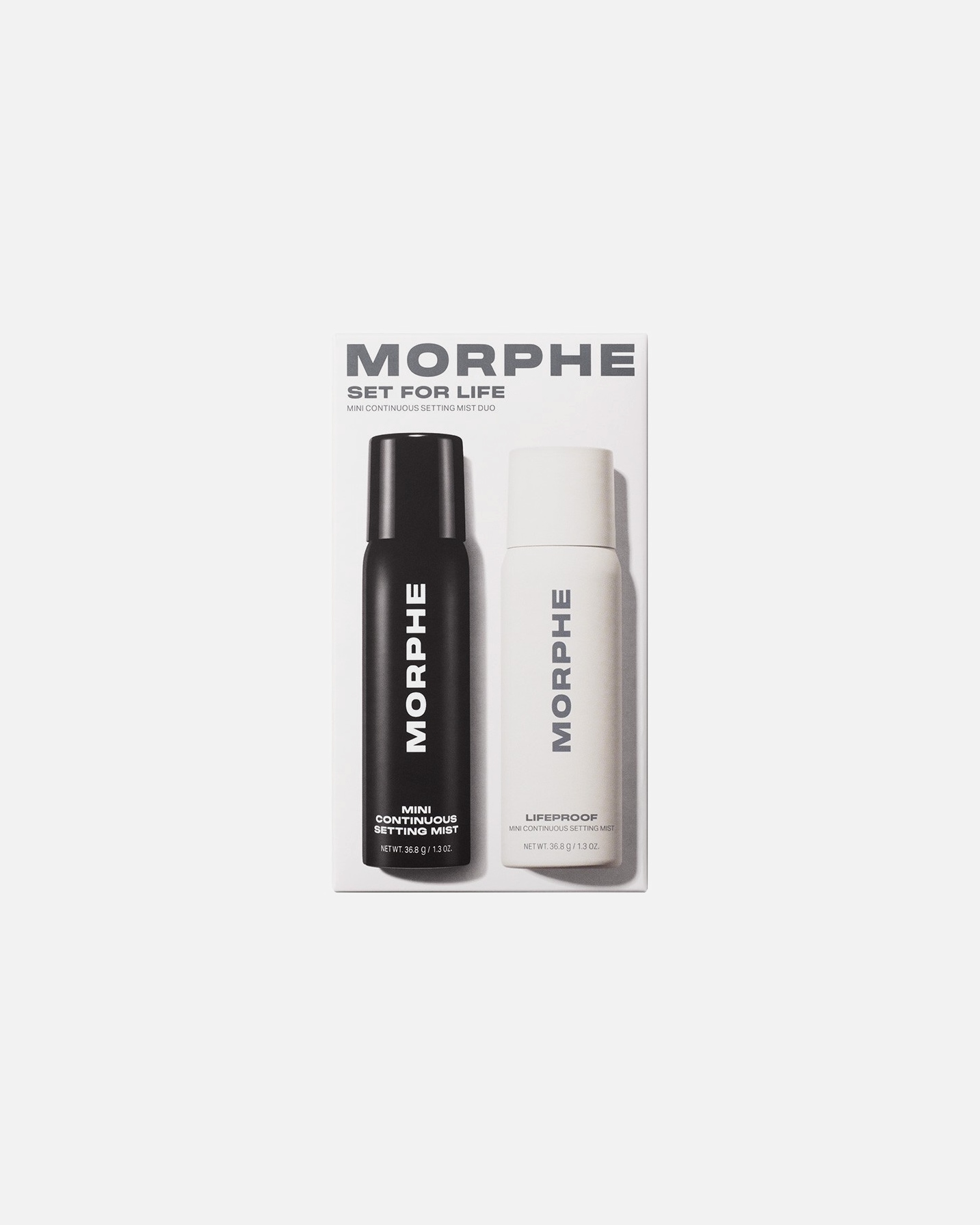Zestaw do makijażu cery dla Unisex Morphe SET FOR LIFE MINI CONTINUOUS SETTING MIST DUO 1 szt.