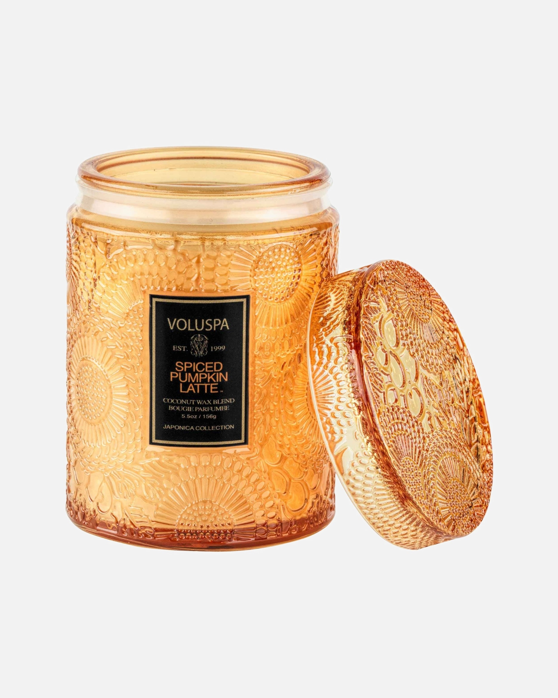 Zapach do pomieszczeń dla Unisex VOLUSPA Japonica Holiday Small Jar Candle Spiced Pumpkin Latte