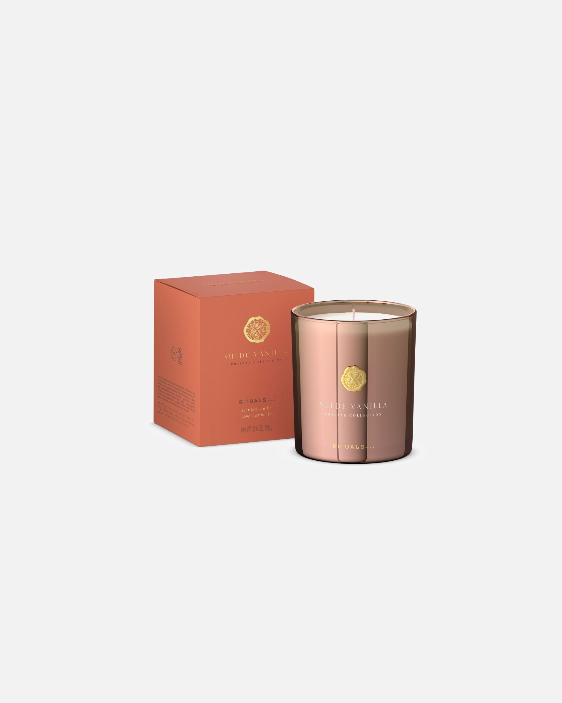 Świeca dla Unisex Rituals Private Collection Suede Vanilla Scented Candle 360 g