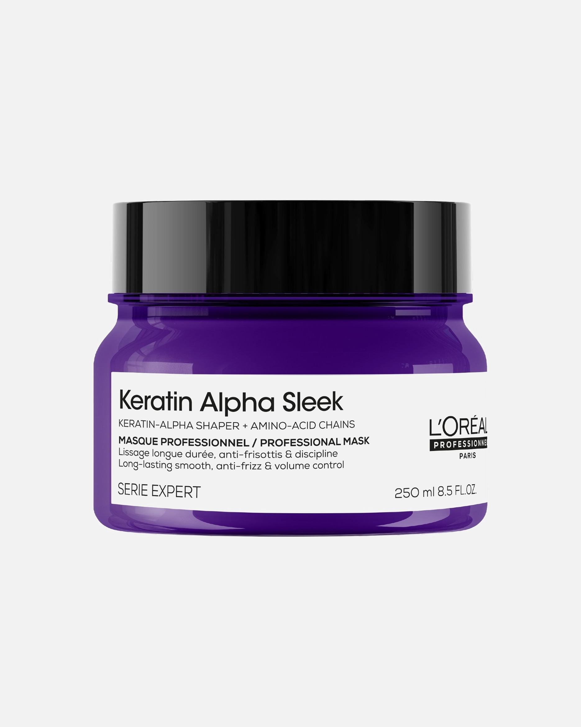 Maska do włosów dla Unisex L´Oréal Professionnel Paris Keratin Alpha Sleek Maska wygładzająca 250 ml