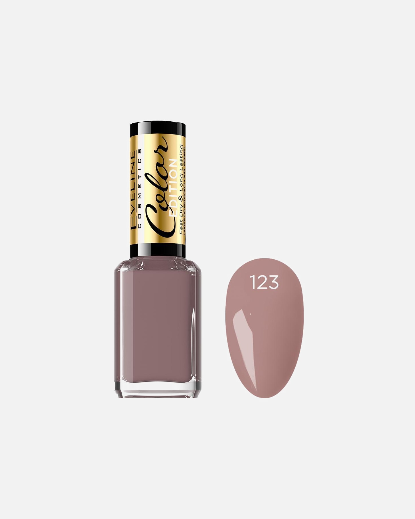 Lakier do paznokci dla Unisex Eveline Cosmetics Colour Instant Lakier do paznokci 123
