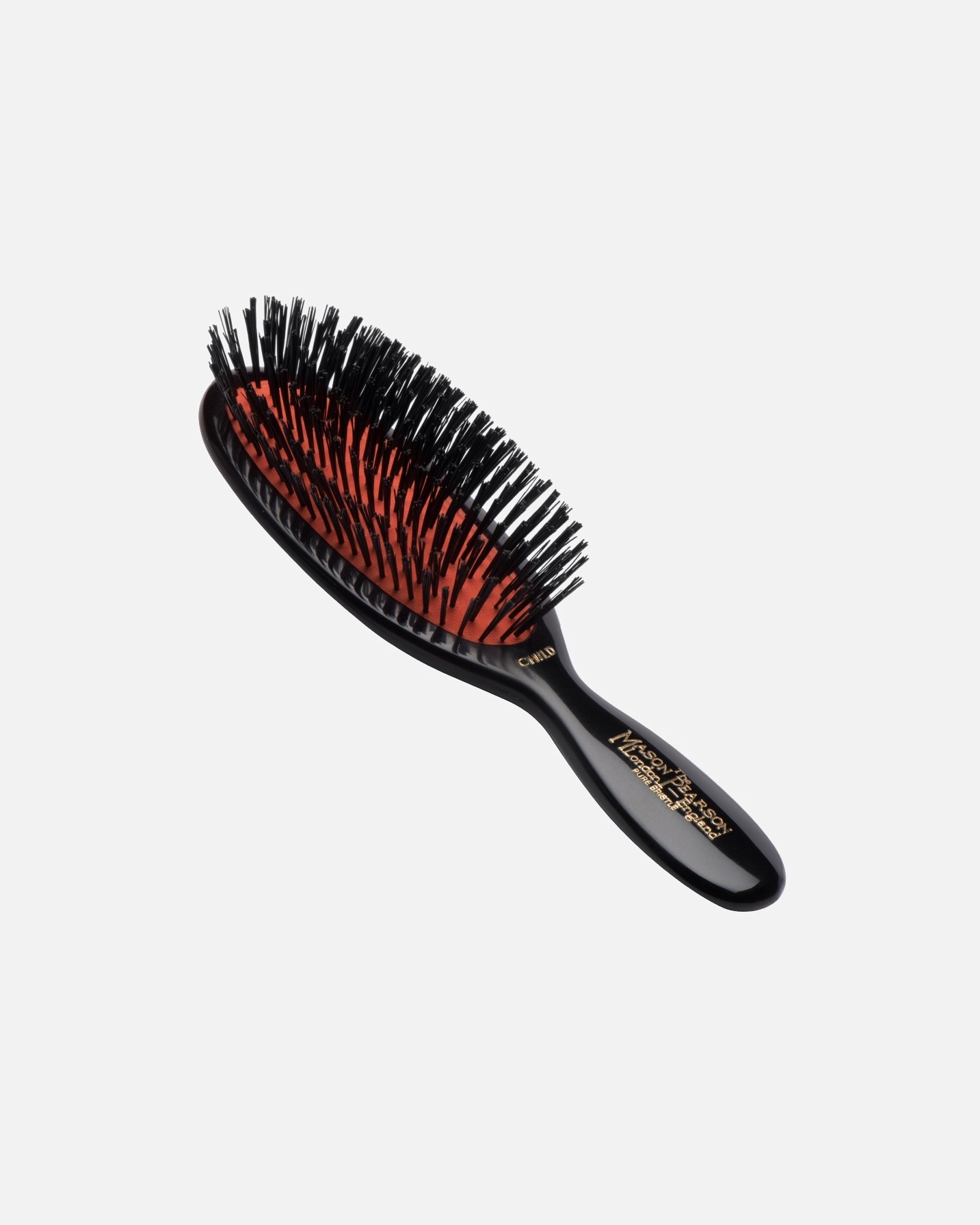 Szczotka dla Unisex MASON PEARSON Default Brand Line POCKET CHILD DARK RUBY CB4 Mała szczotka do włosów z włosiem naturalnym (delikatne włosie dzika) w kolorze ciemnego rubinu 1 szt.