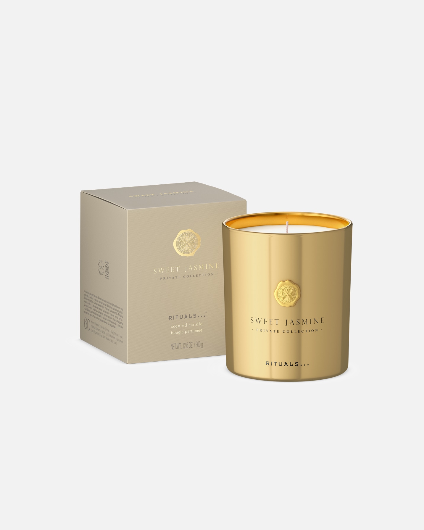 Świeca dla Unisex Rituals Private Collection - Sweet Jasmine - świeca zapachowa 360 g