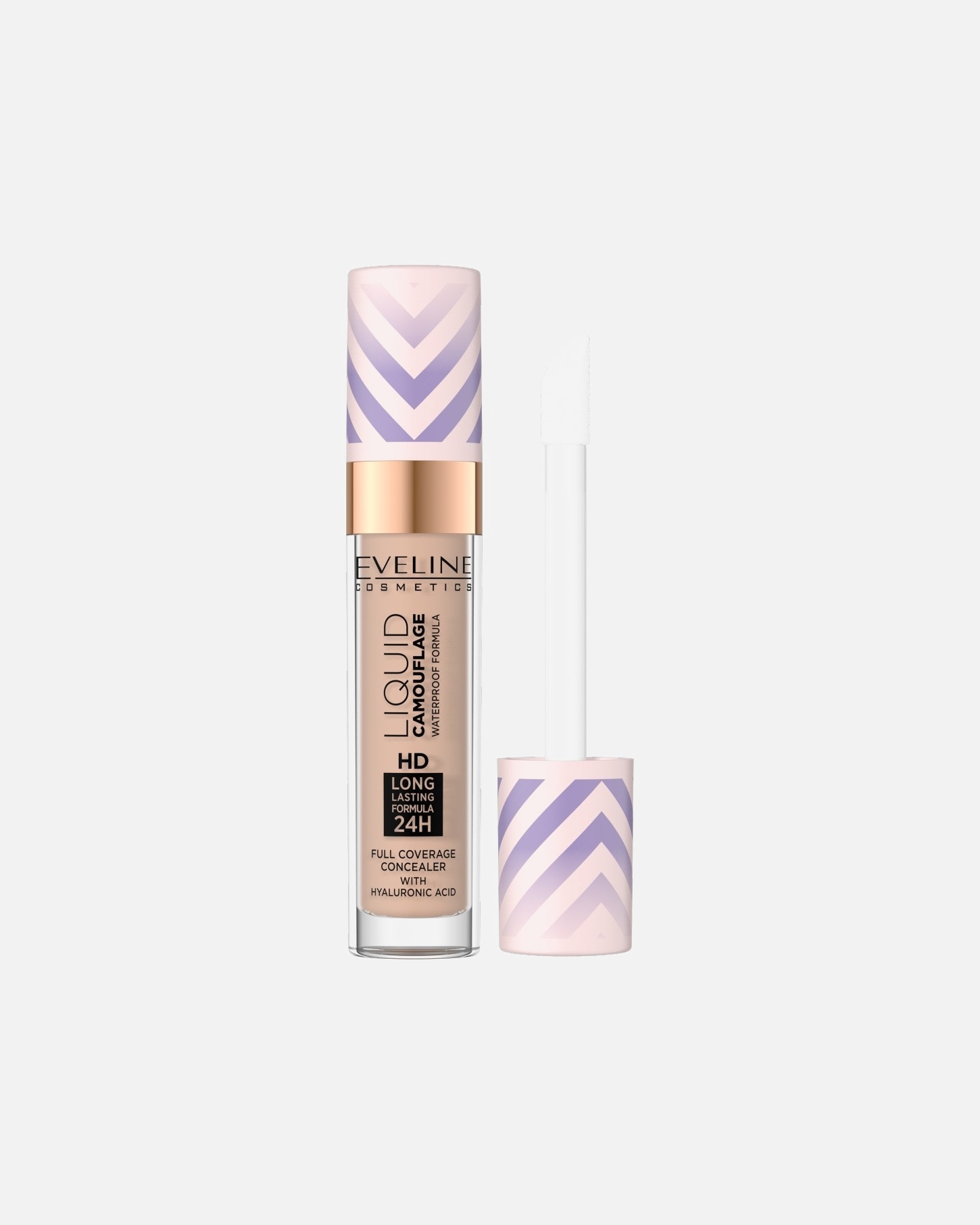 Korektor dla Kobieta Eveline Cosmetics Liquid Camouflage Wodoodporny korektor kamuflujący z kwasem hialuronowym, nr 06 6
