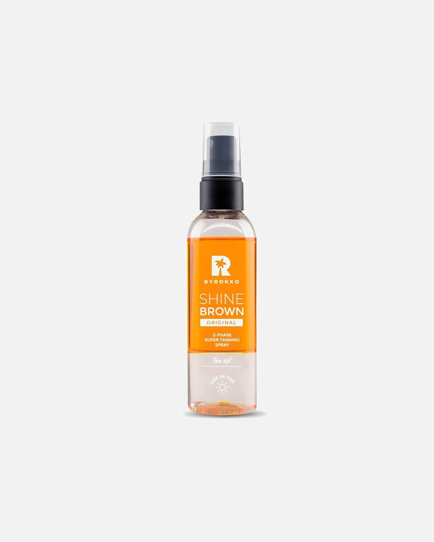 Spray do opalania dla Unisex BYROKKO Default Brand Line Shine Brown Dwufazowy olejek opalający 100 ml