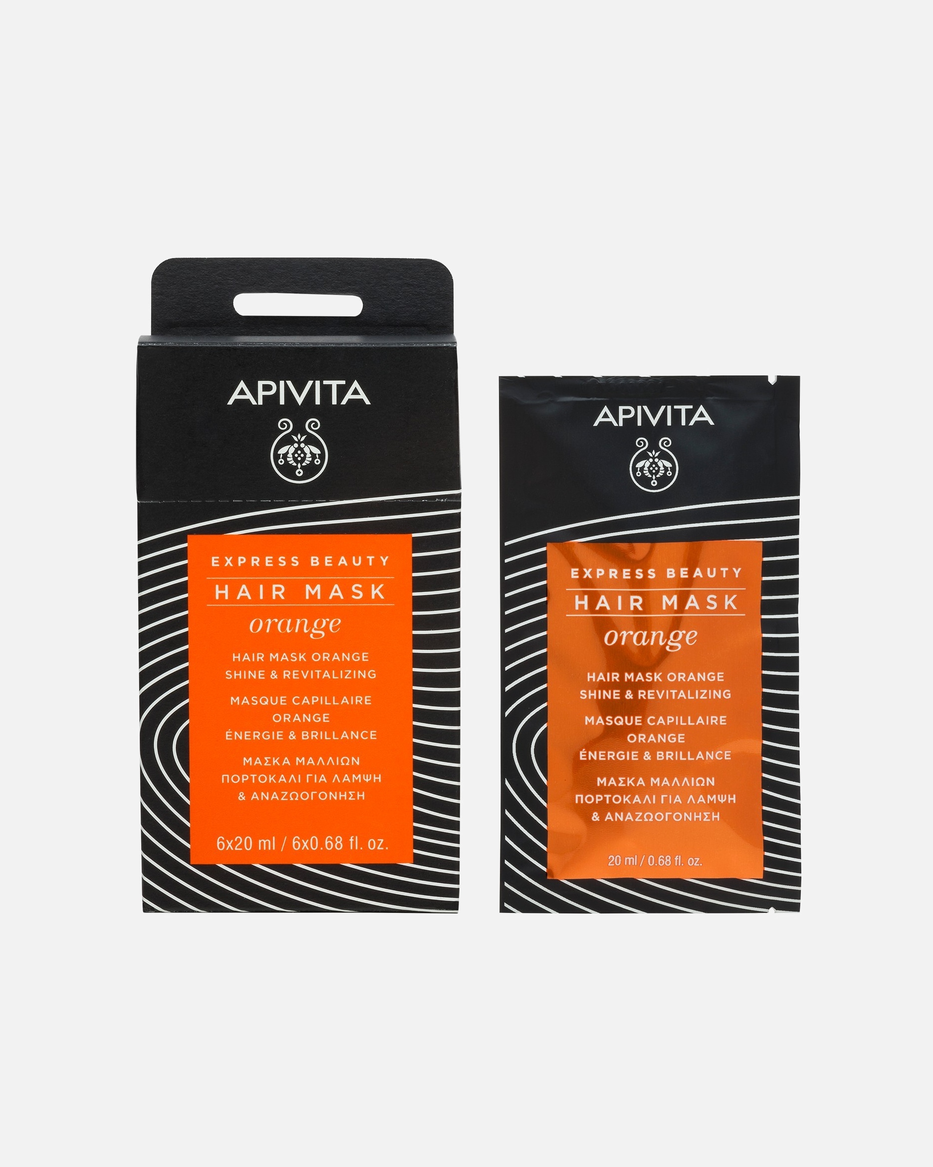 Maska do włosów dla Unisex Apivita 20 ml