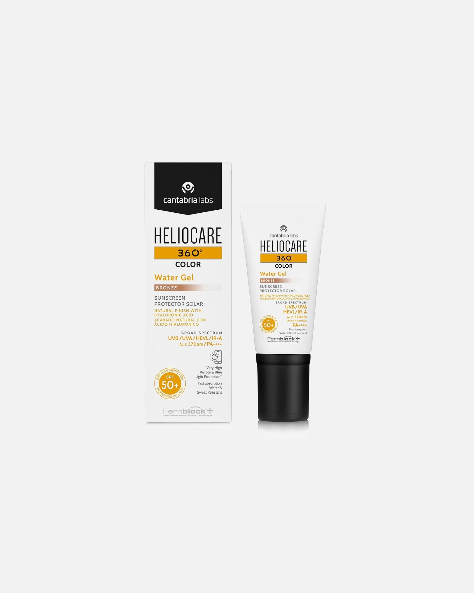Krem do opalania dla Unisex HELIOCARE 360º Color Water Gel SPF50+ Bronze