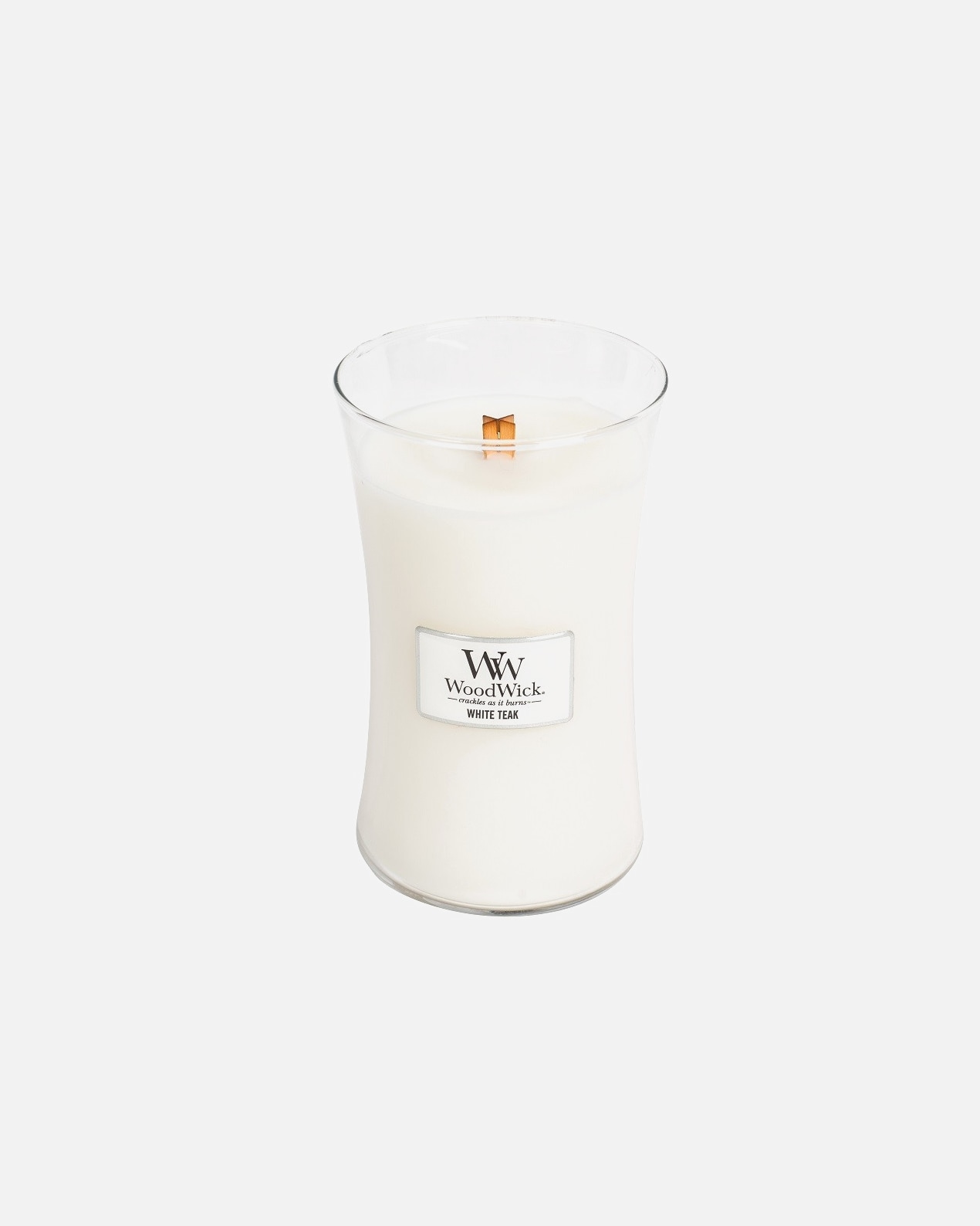 Świeca dla Unisex WoodWick ŚWIECA ŚREDNIA WHITE TEAK 610 g