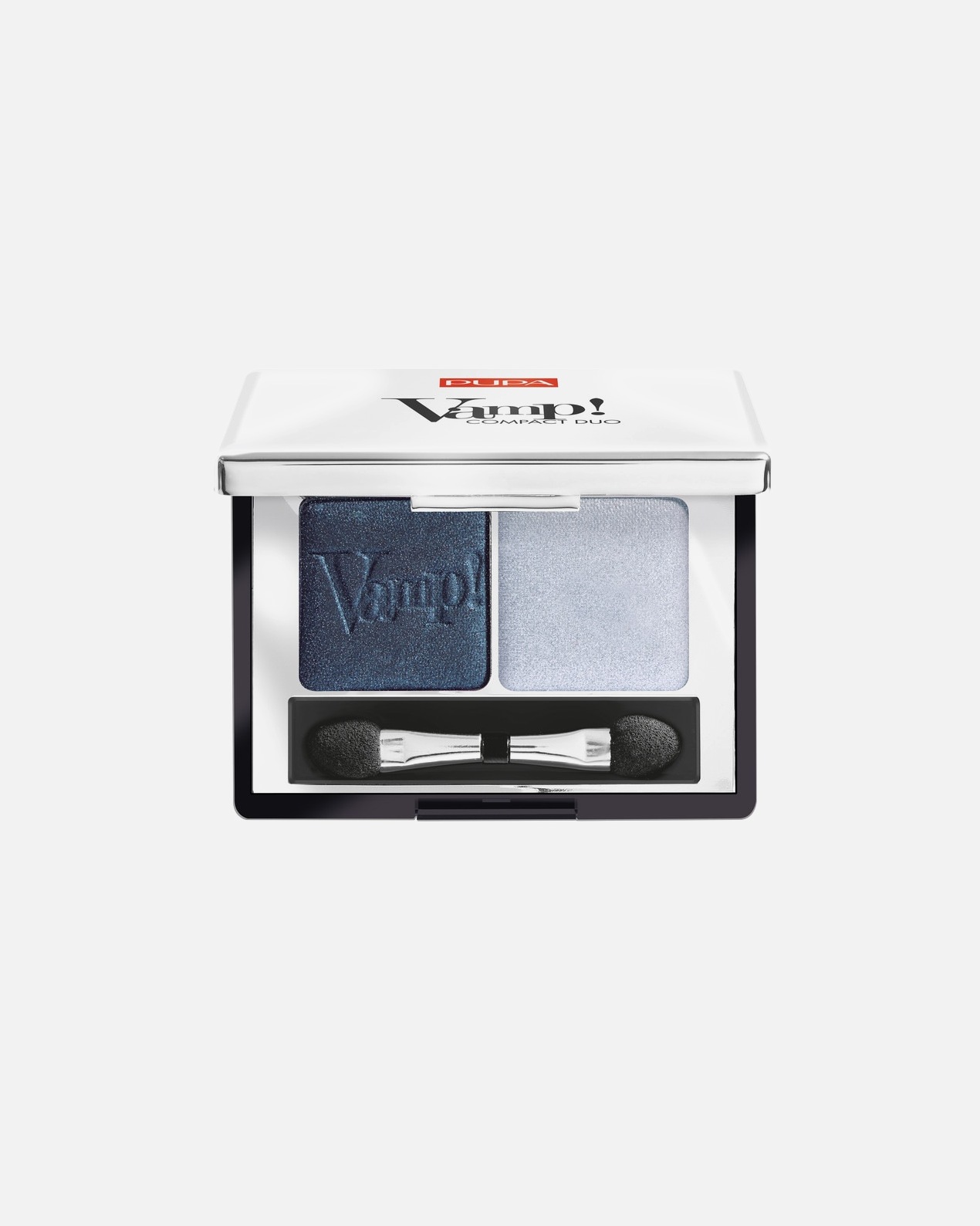 Cień do powiek dla Unisex PUPA Milano Vamp! Compact Dou 012 Magnetic Blue