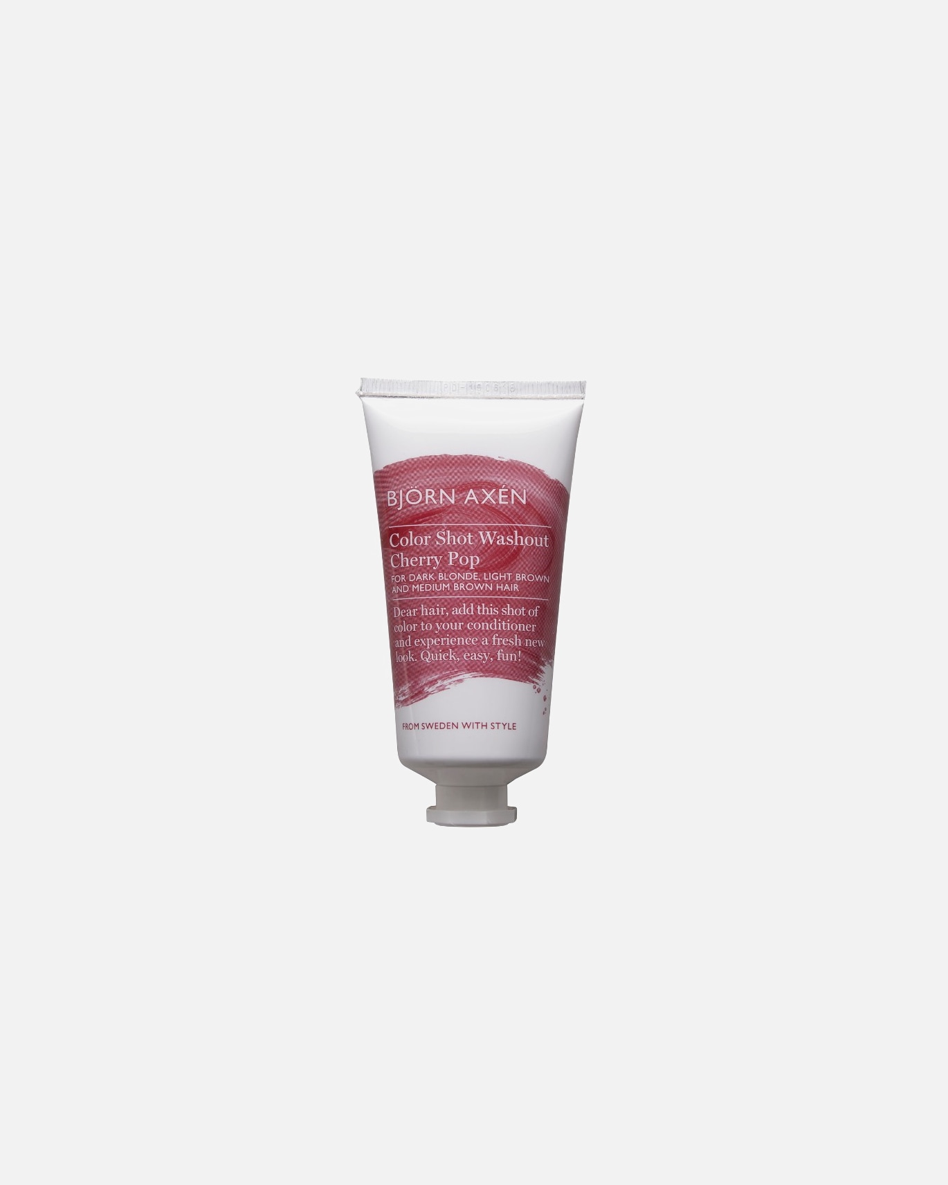 Koloryzujący tint do włosów dla Unisex BJÖRN AXÉN Color Shot Washout Cherry Pop 50 ml 50 ml