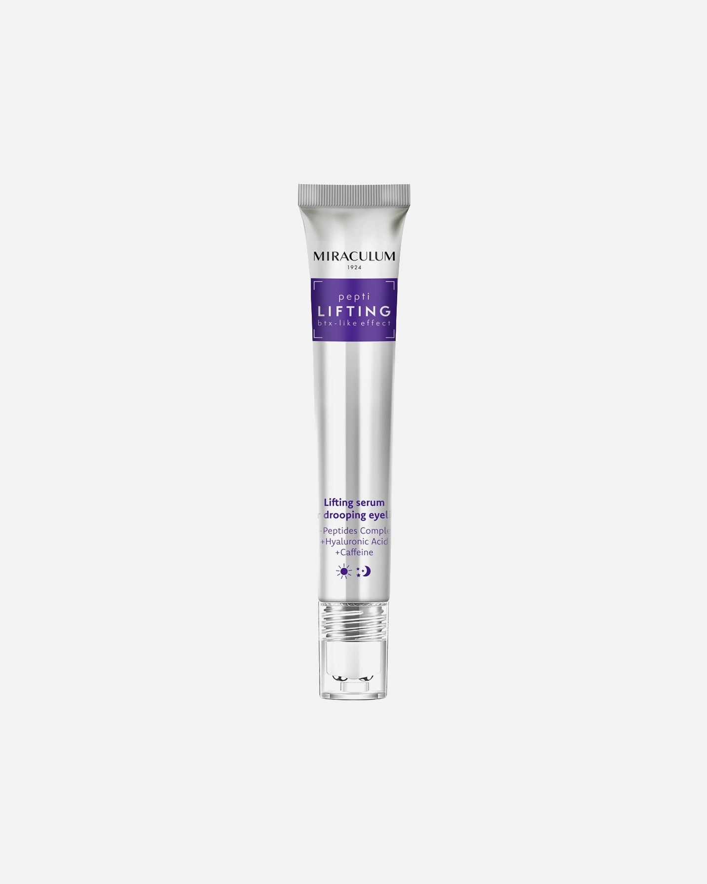 Serum pod oczy dla Unisex Miraculum PEPTI LIFTING SERUM LIFTINGUJĄCE NA OPADAJĄCE POWIEKI 20 ml