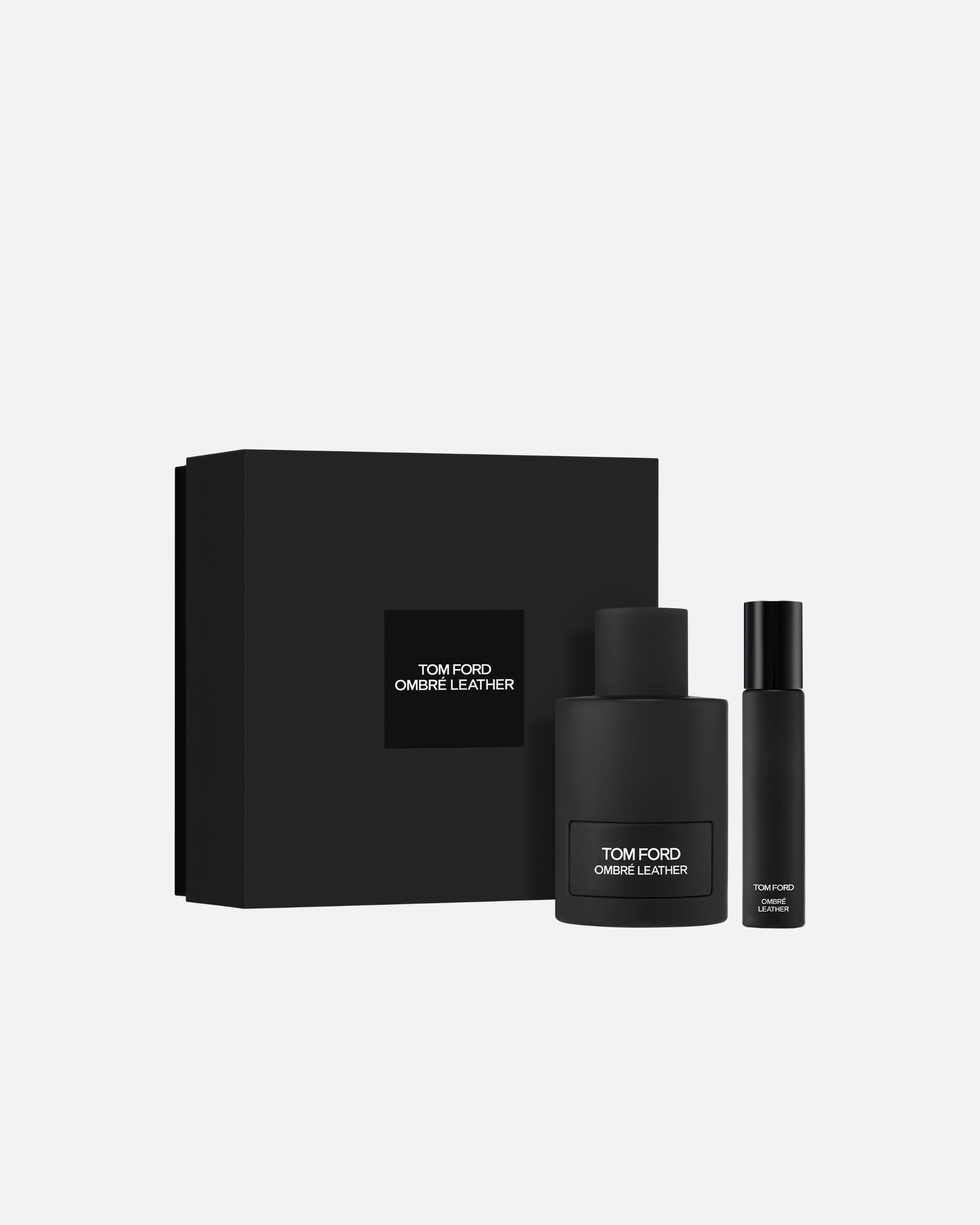 Zestaw zapachowy dla Unisex TOM FORD Men's Signature Fragrances Ombré Leather Eau De Parfum Set With Travel Spray 1 szt.