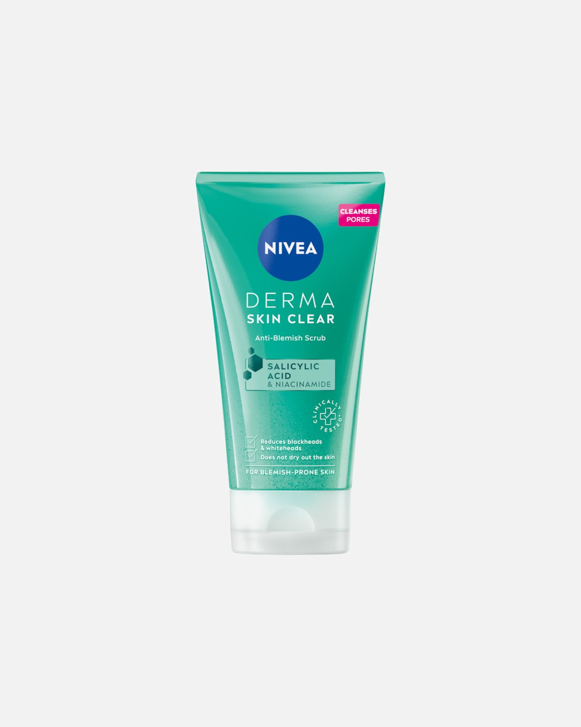 Peeling do twarzy dla Unisex NIVEA NIVEA Derma Skin Clear Peeling przeciw niedoskonałościom, 150 ml 150 ml