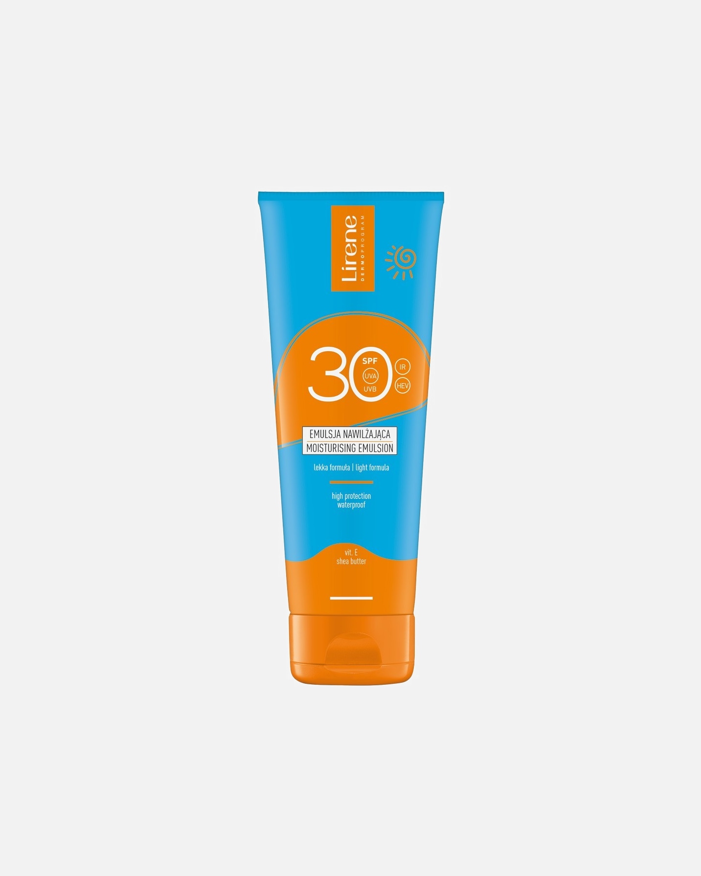 Balsam do opalania dla Unisex Lirene SUN Emulsja nawilżająca SPF 30 120 ml
