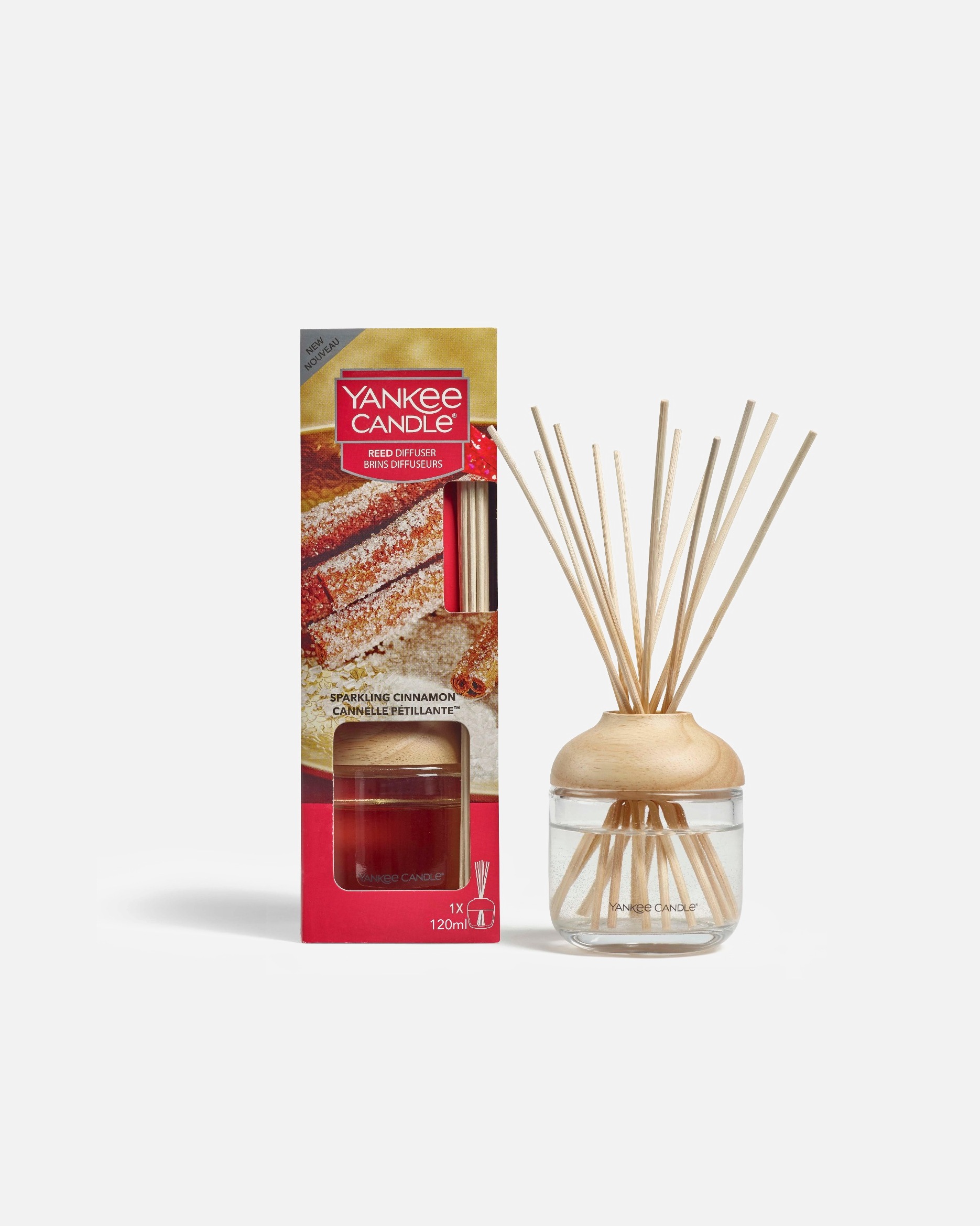 Zapach do pomieszczeń dla Unisex YANKEE CANDLE Reed Diffuser Sparkling Cinnamon