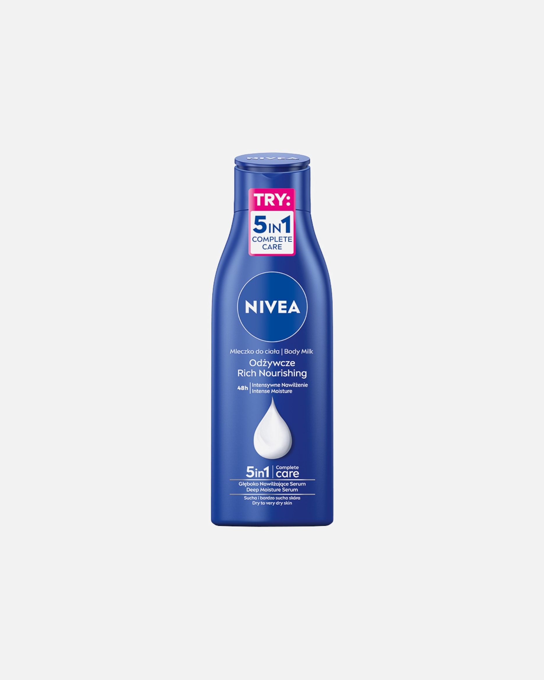 Balsam do ciała dla Unisex NIVEA Odżywcze mleczko do ciała, 250 ml 250 ml