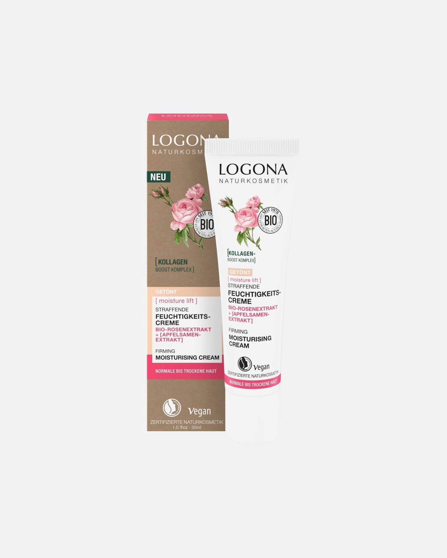 Krem na dzień dla Unisex Logona Moinsture Lift Krem nawilżający o działaniu ujędrniającym 30 ml