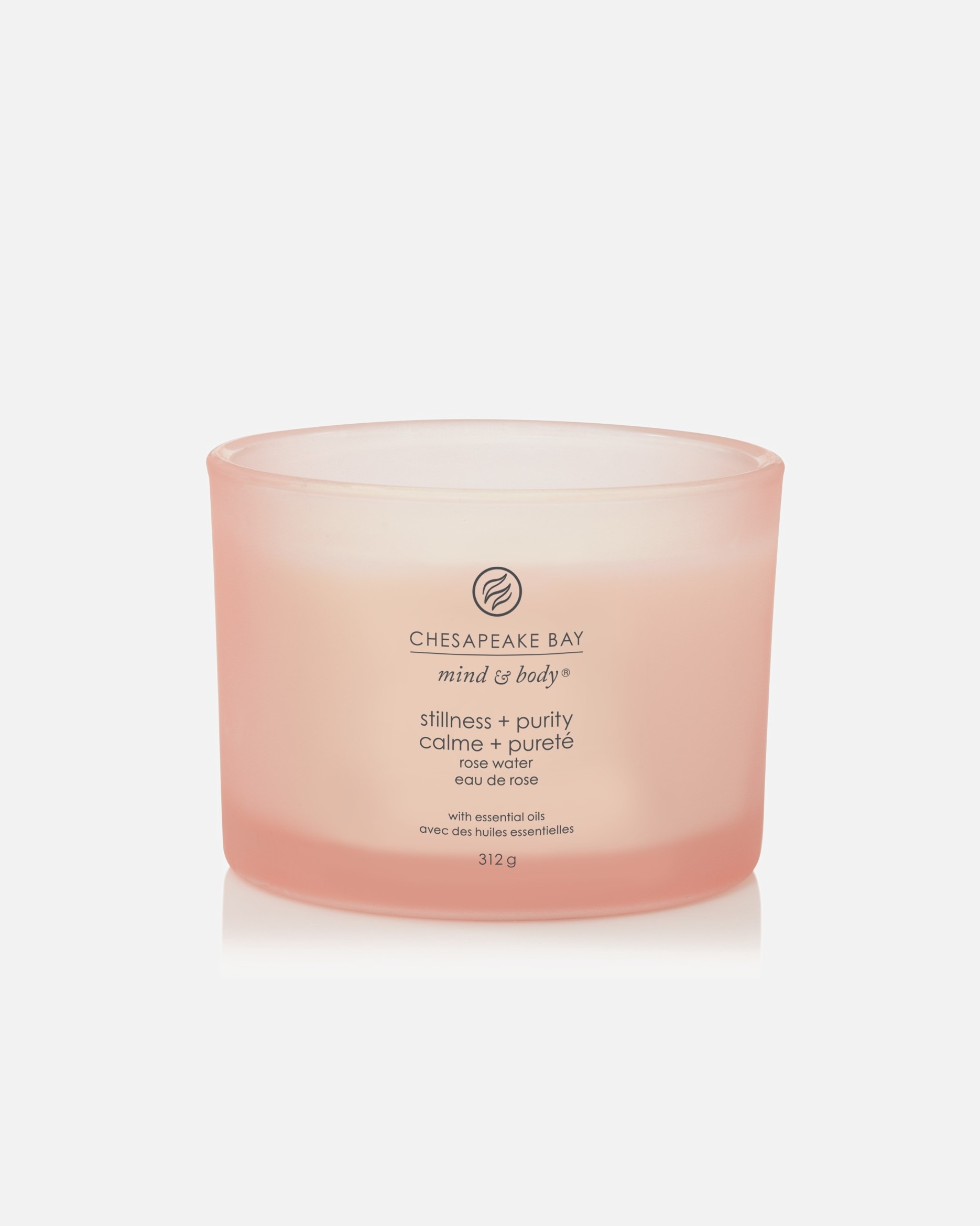 Świeca dla Unisex Chesapeake Bay STILLNESS & PURITY (ROSE WATER) 312 g