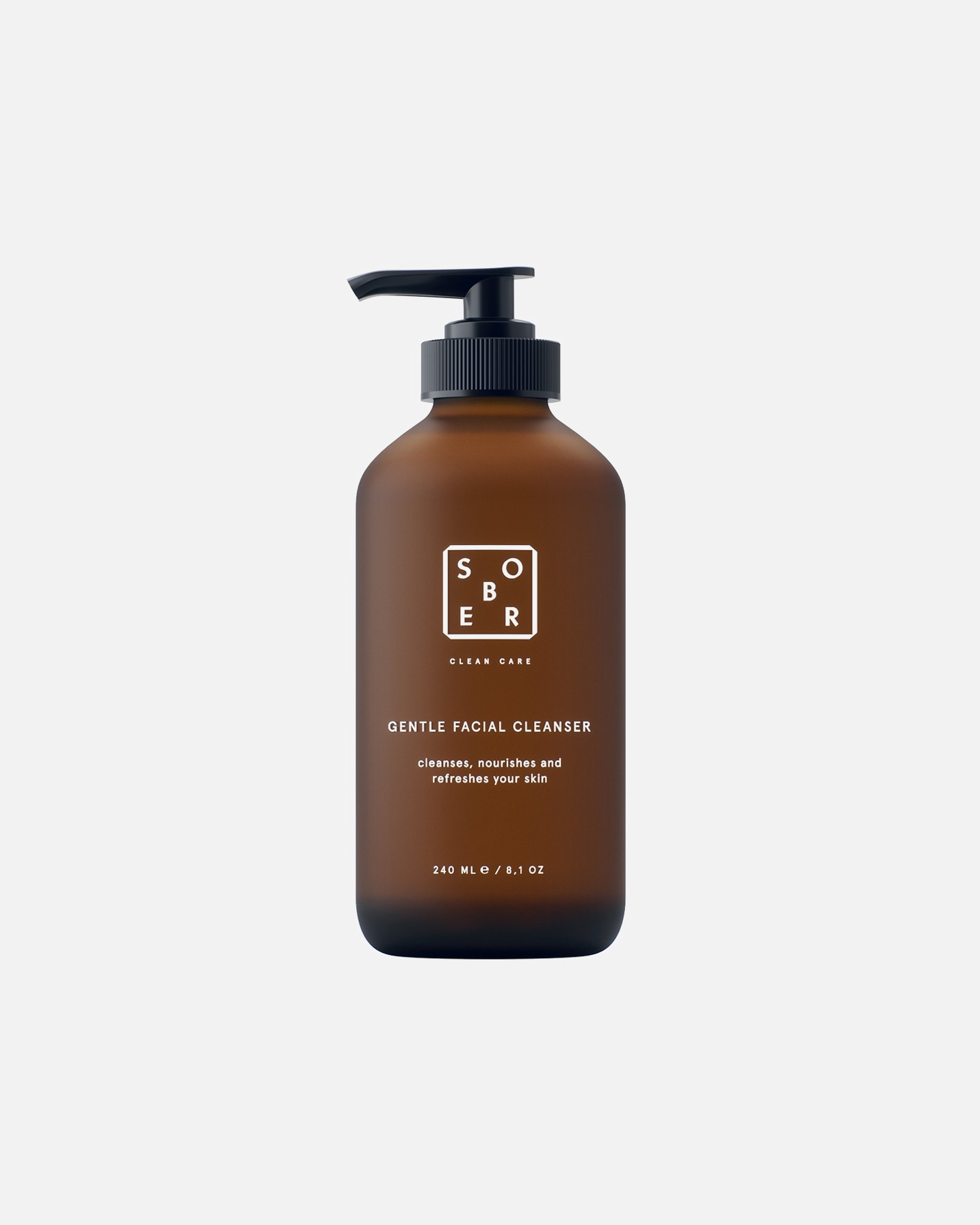 Krem myjący dla Unisex Sober Gentle Facial Cleanser 240 ml