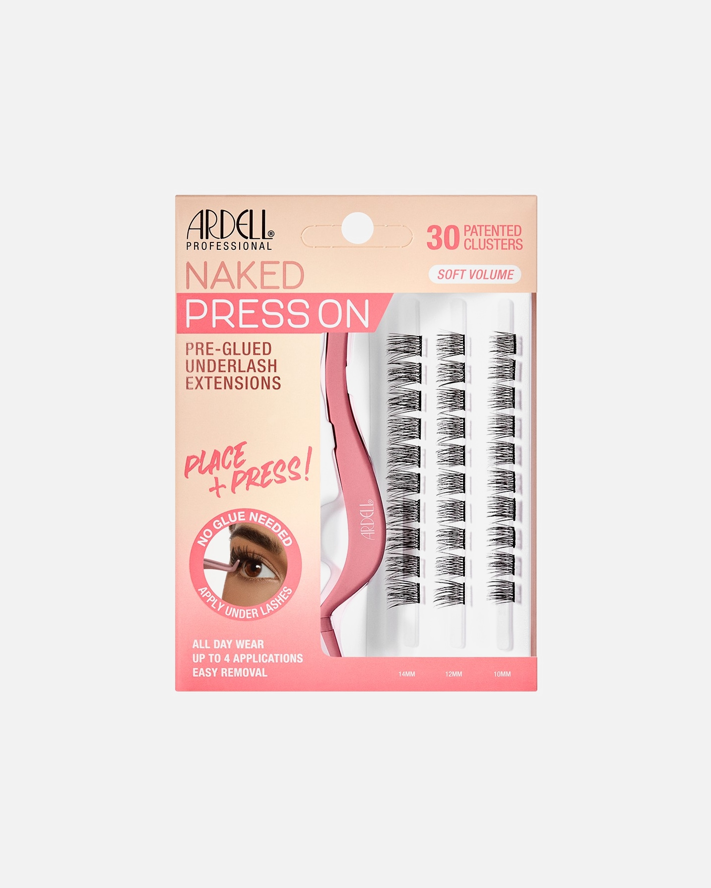Sztuczne rzęsy dla Unisex Ardell Naked Lashes Naciśnij przycisk Głośność Naciśnij przycisk Głośność