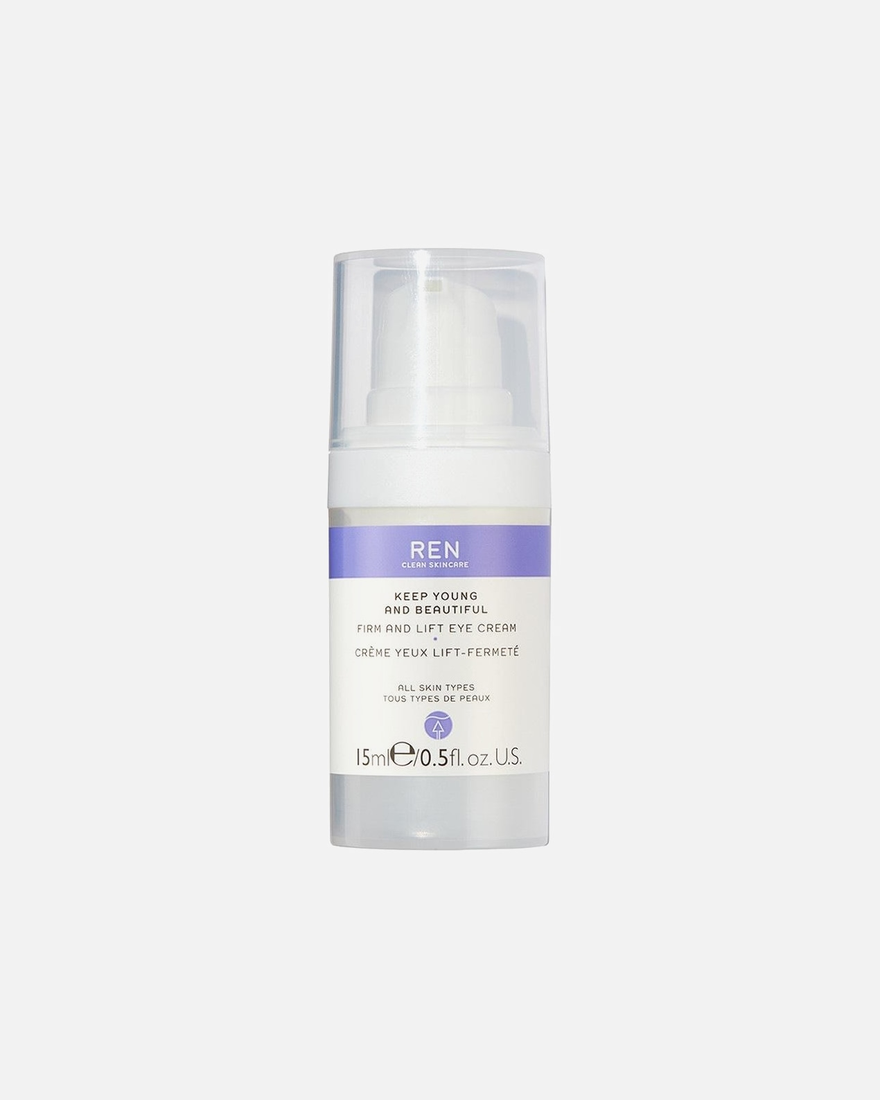 Krem pod oczy dla Unisex Ren Clean Skincare Keep Young And Beautiful ™ Firm And Lift Eye Cream 15 ml