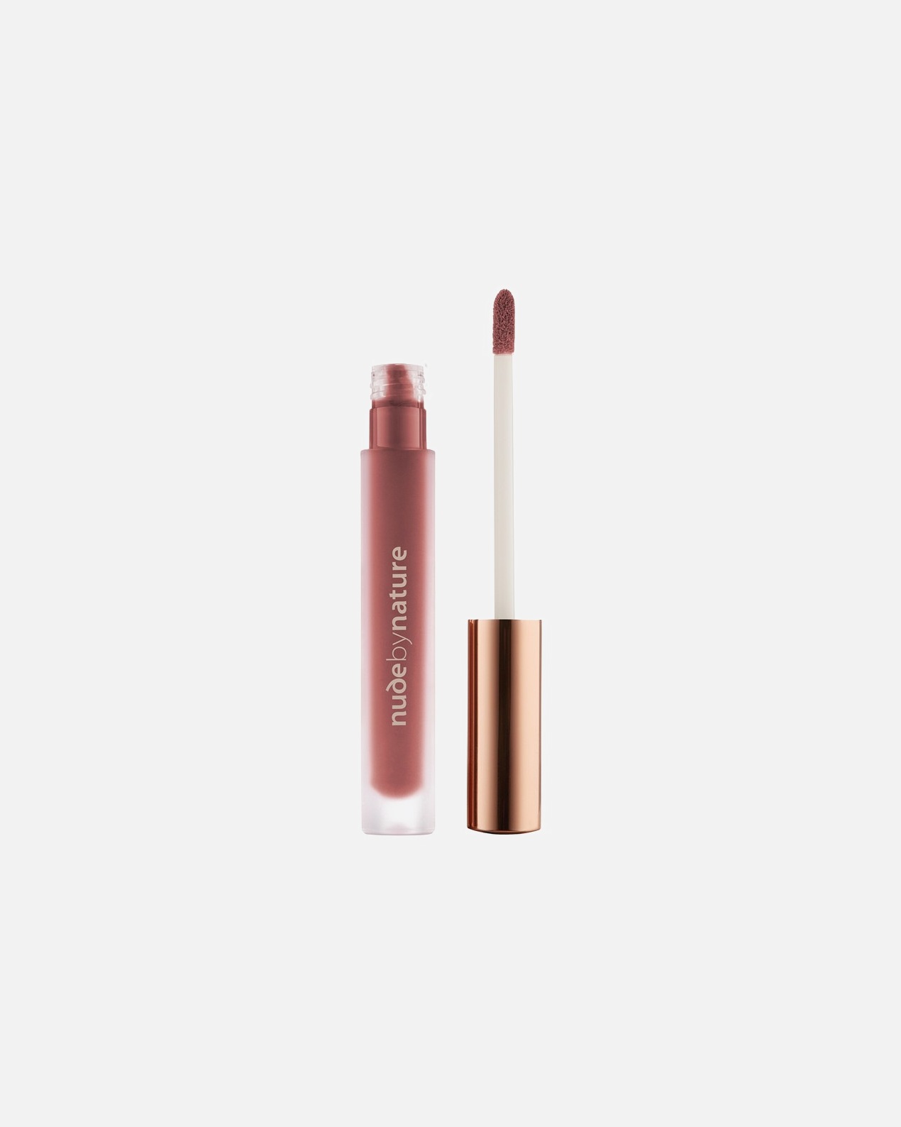 Pomadka do ust w sztyfcie dla Unisex Nude by Nature Satin Liquid Lipstick 06 Berry