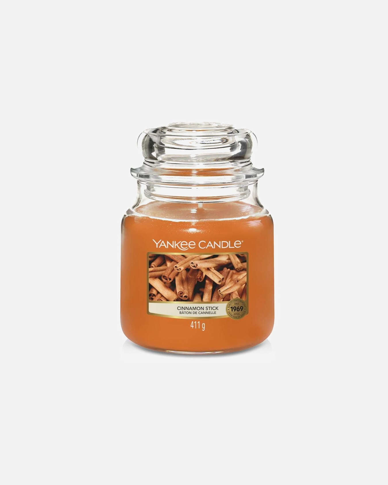 Świeca dla Unisex YANKEE CANDLE YC SIGNATURE - Świeca duża CINNAMON STICK 411g - Original