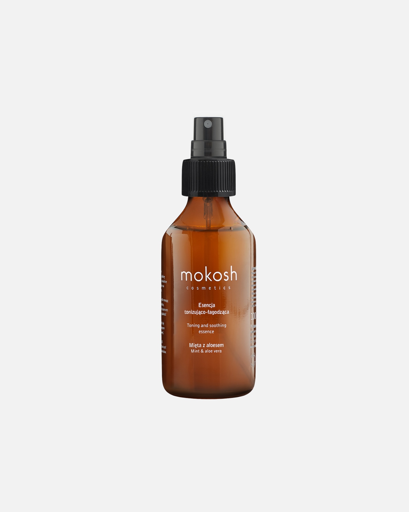 Tonik do twarzy dla Unisex Mokosh Esencja tonizująco-łagodząca „Mięta z aloesem” 100 ml