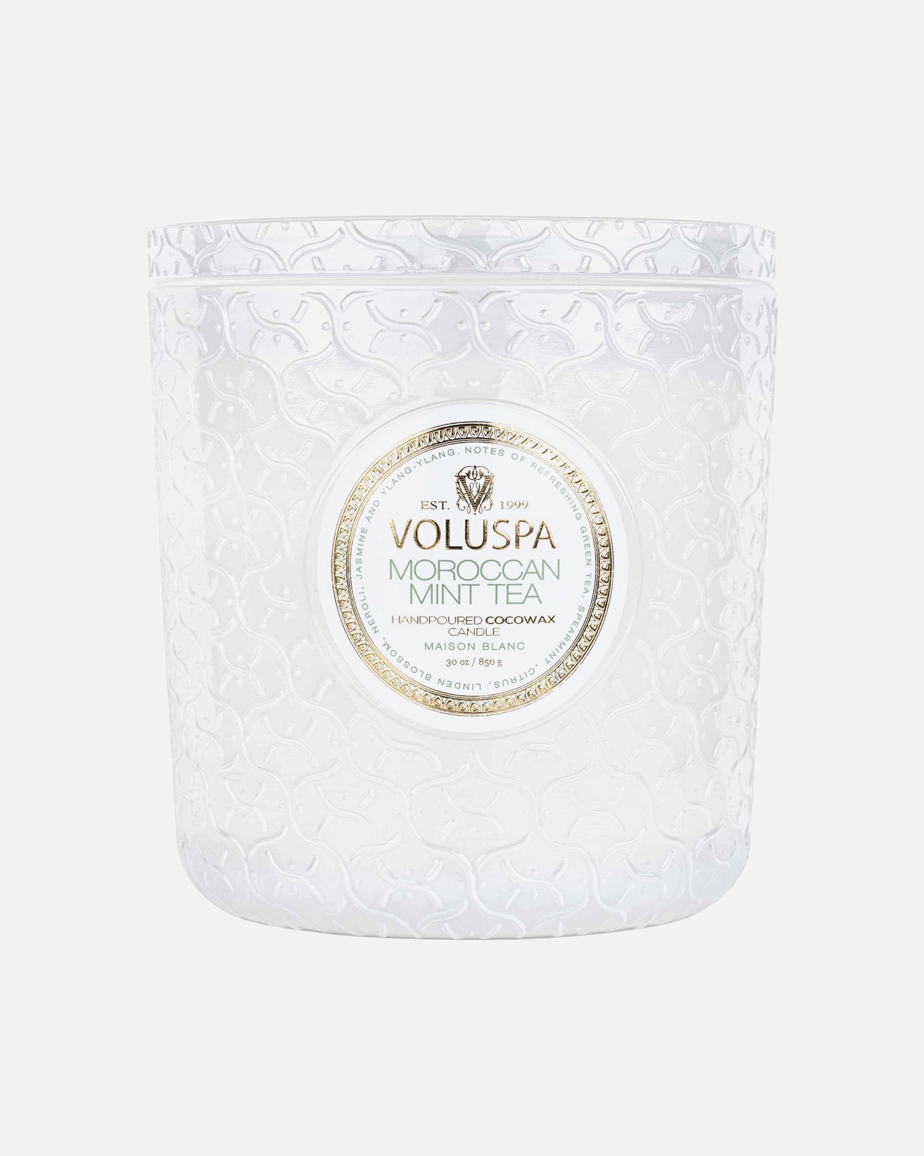 Świeca dla Unisex VOLUSPA Maison Blanc Luxe Candle Moroccan Mint