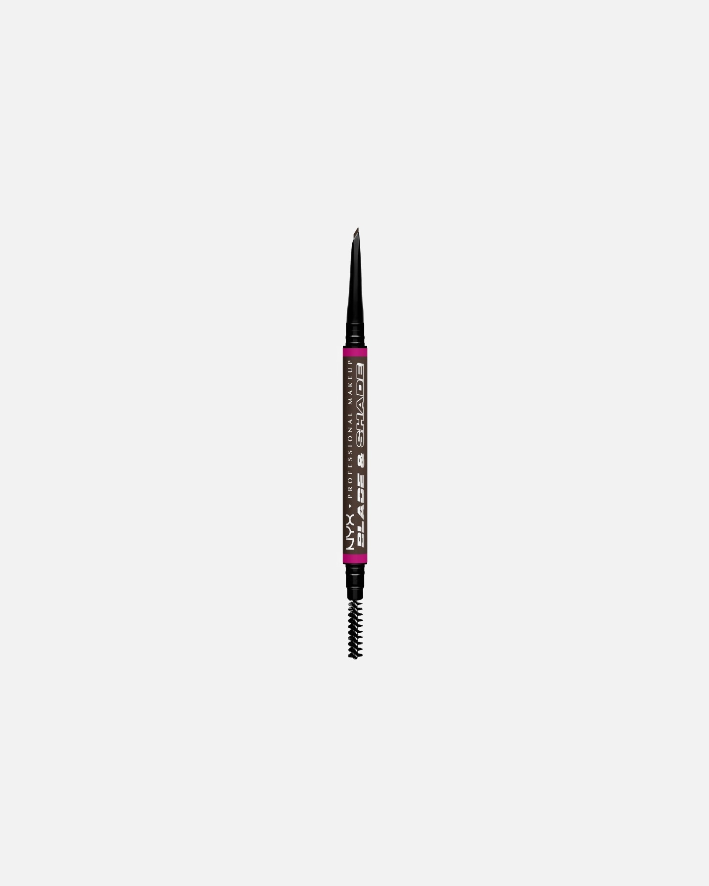 Kredka do brwi dla Unisex NYX Professional Makeup Blade & Shade, Nano-precyzyjna, Dwustronna Kredka do Brwi Ash Brown